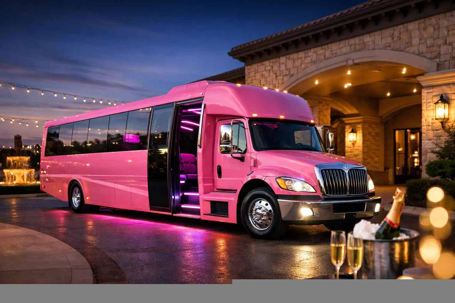 Pink Party Bus Service McKinney TX