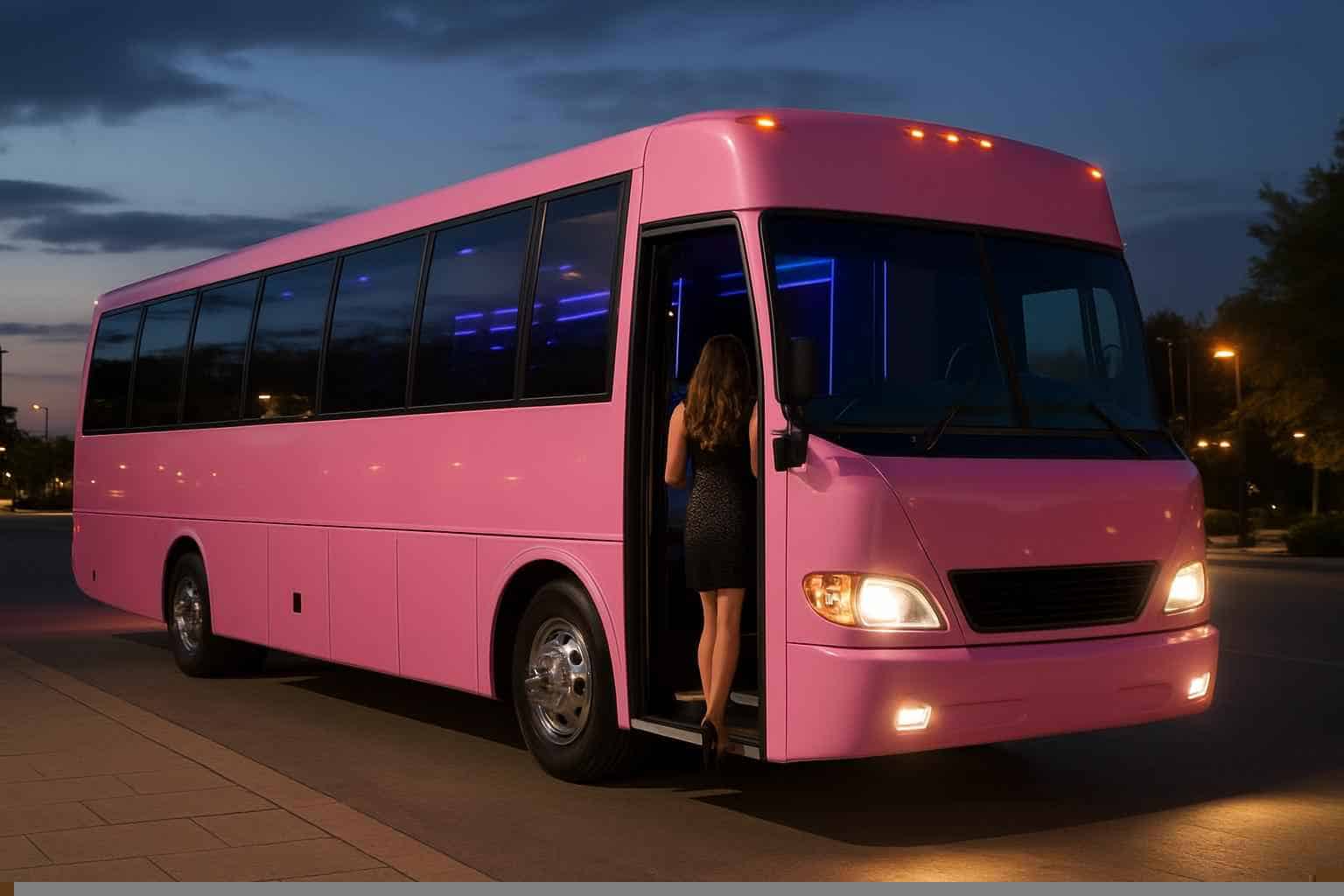 Pink Party Bus Service Richardson TX