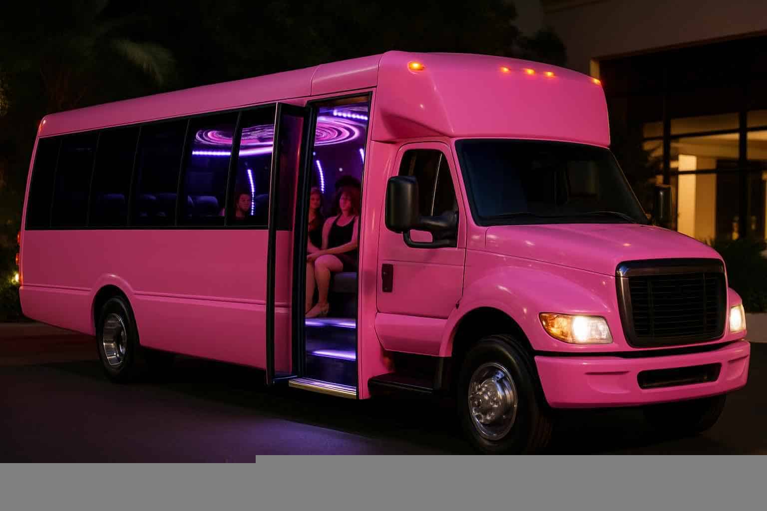 Pink Party Bus Service The Colony TX