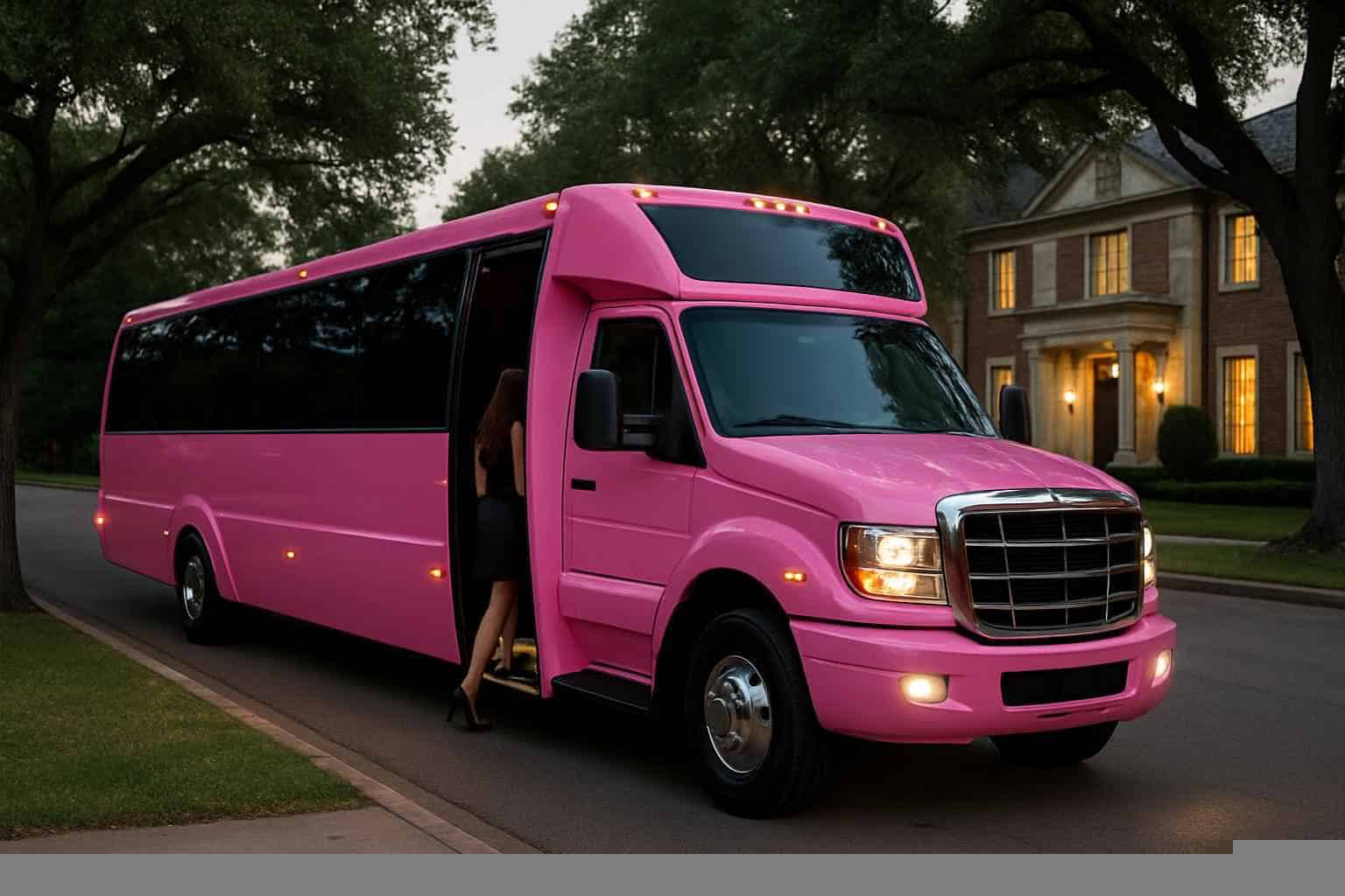 Pink Party Bus Service University Park TX