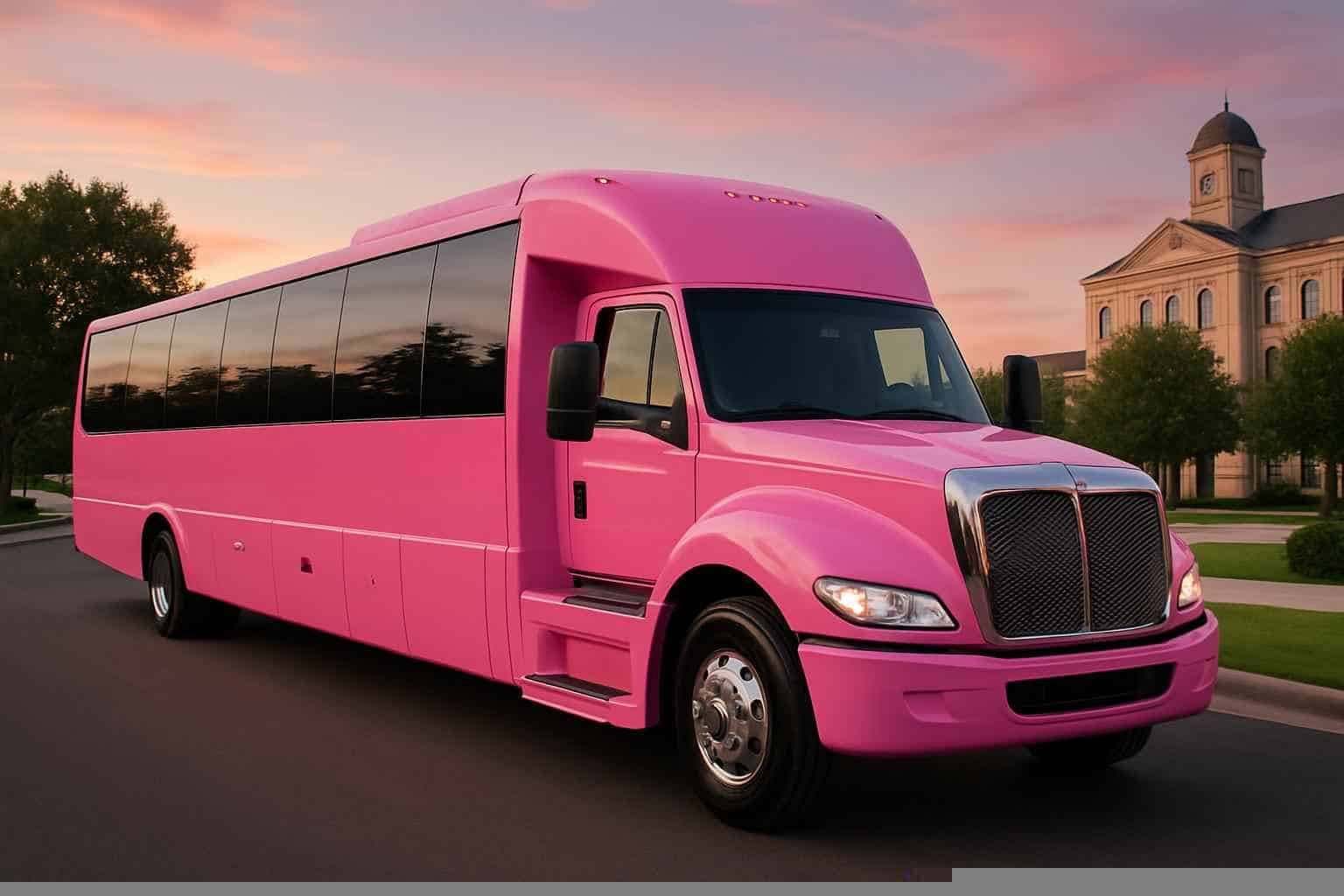 Pink Party Buses in Irving Texas