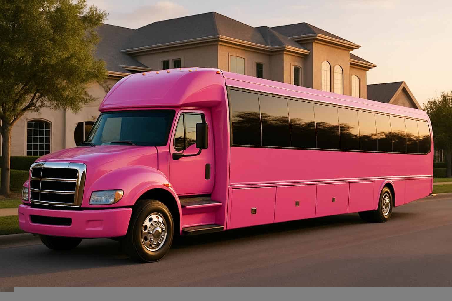 Pink Party Buses in The Colony Texas