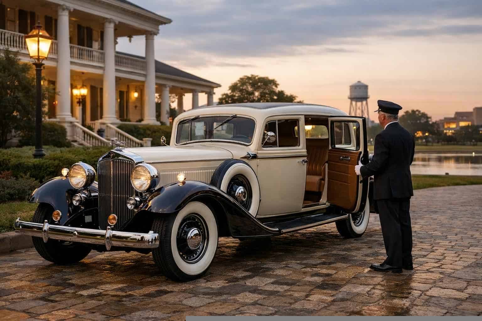 Plano Texas Antique Vehicle Rental with Driver