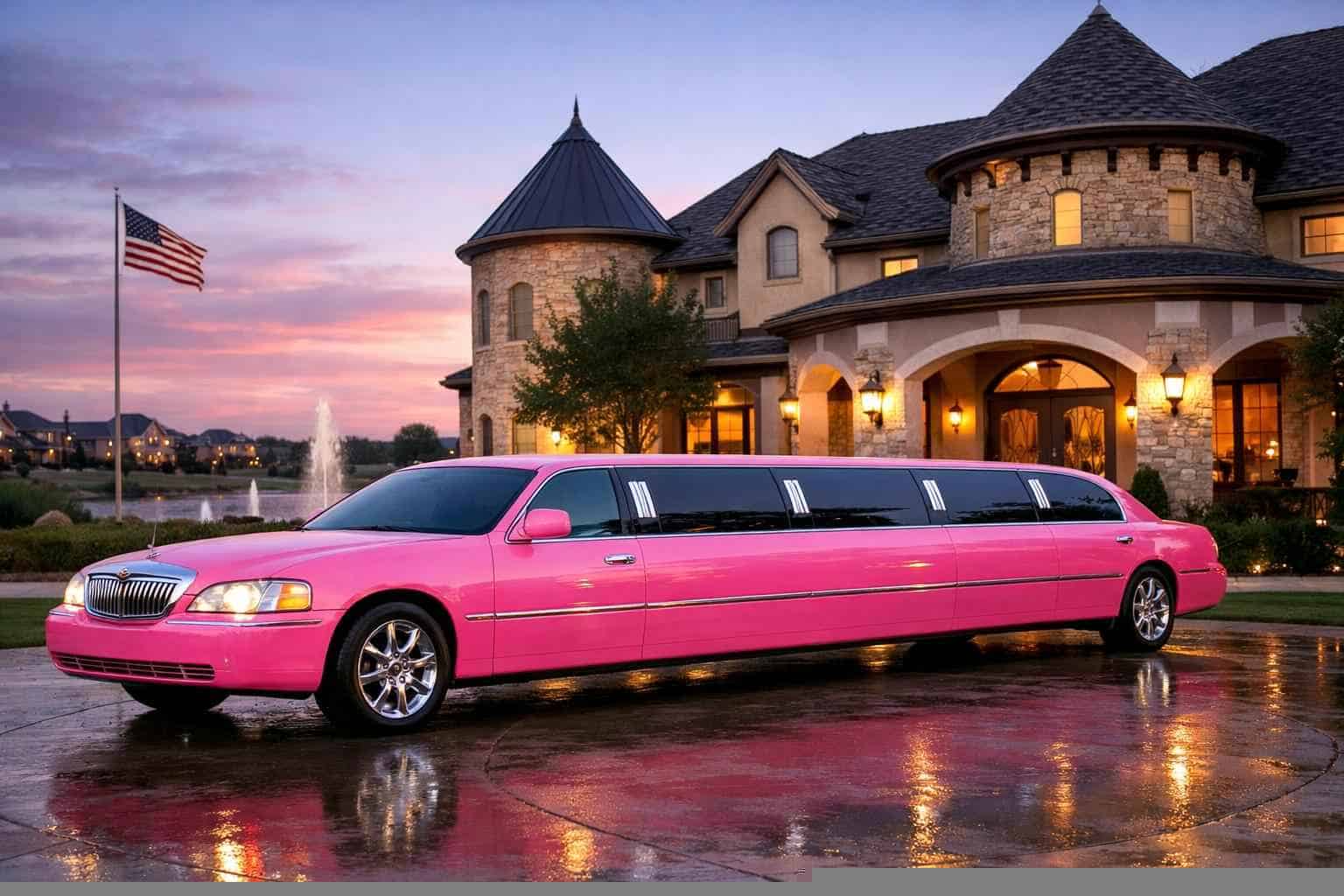 Prosper Texas Pink Limo Rental