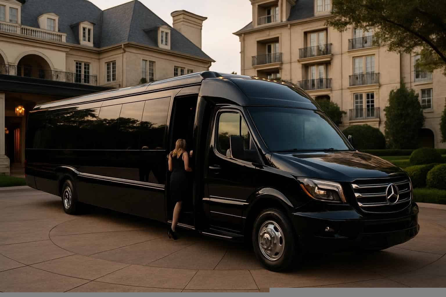 Richardson Texas Black Party Bus Rental
