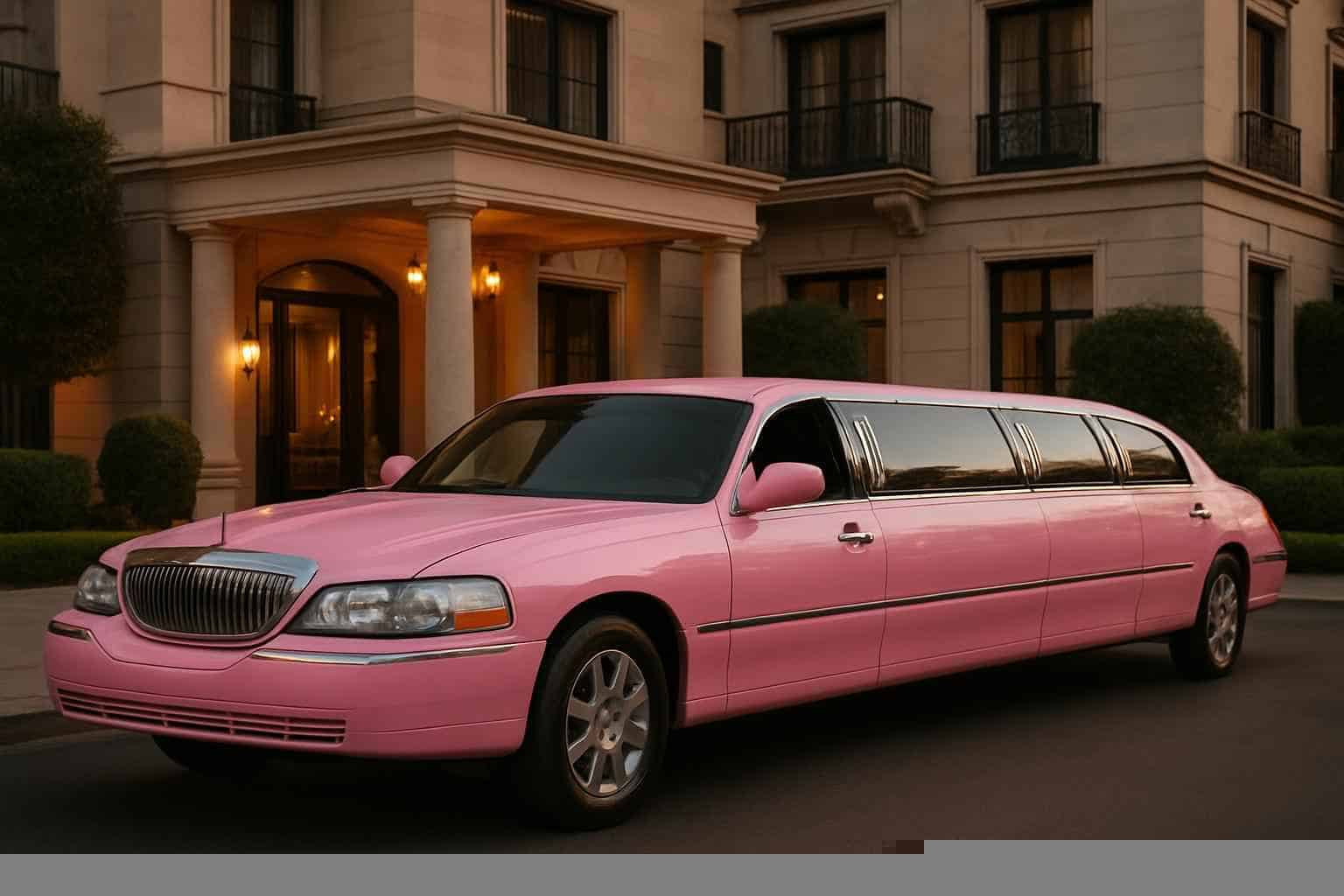 Richardson Texas Pink Limo Rental