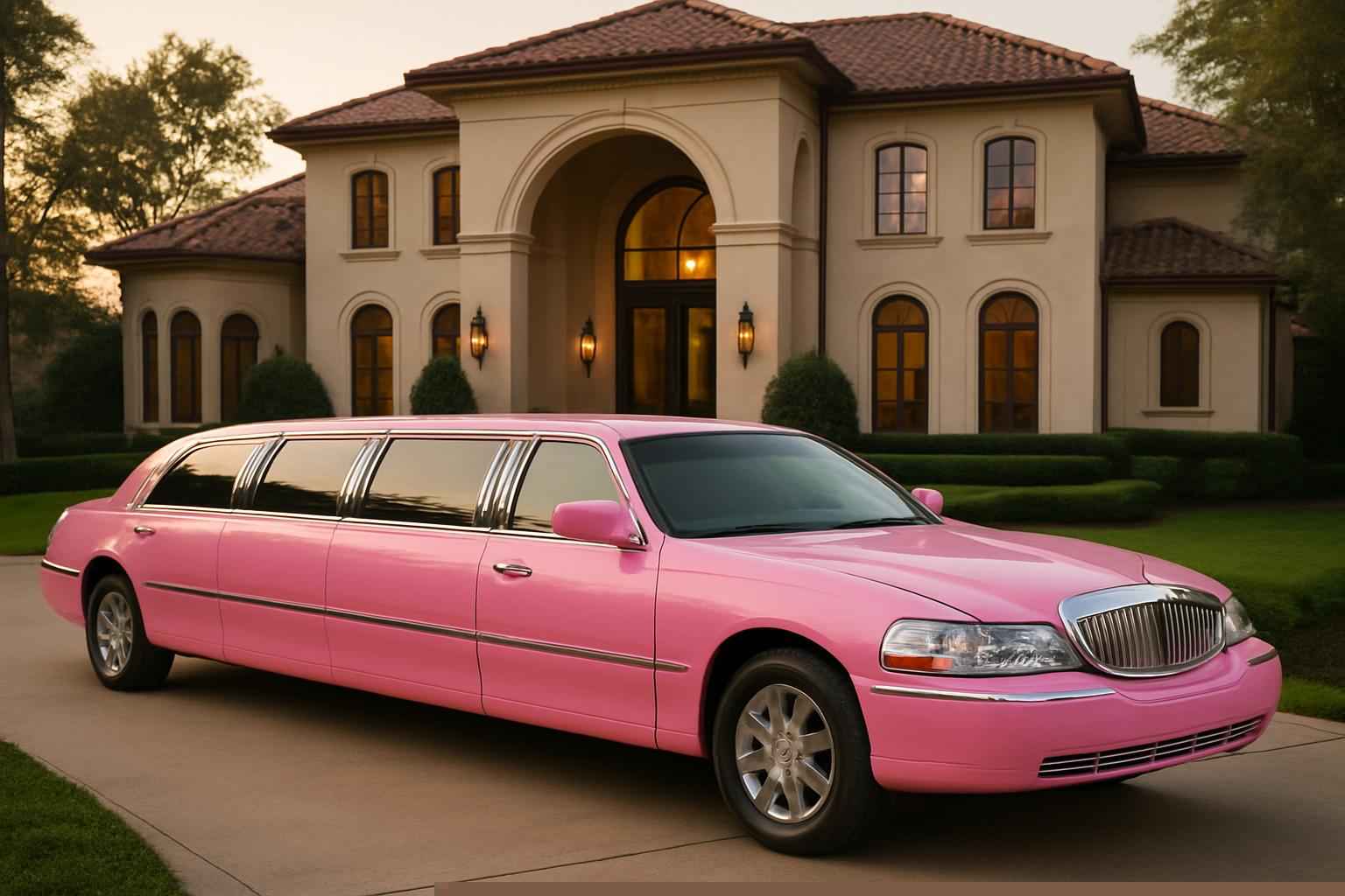 Southlake Texas Pink Limo Rental