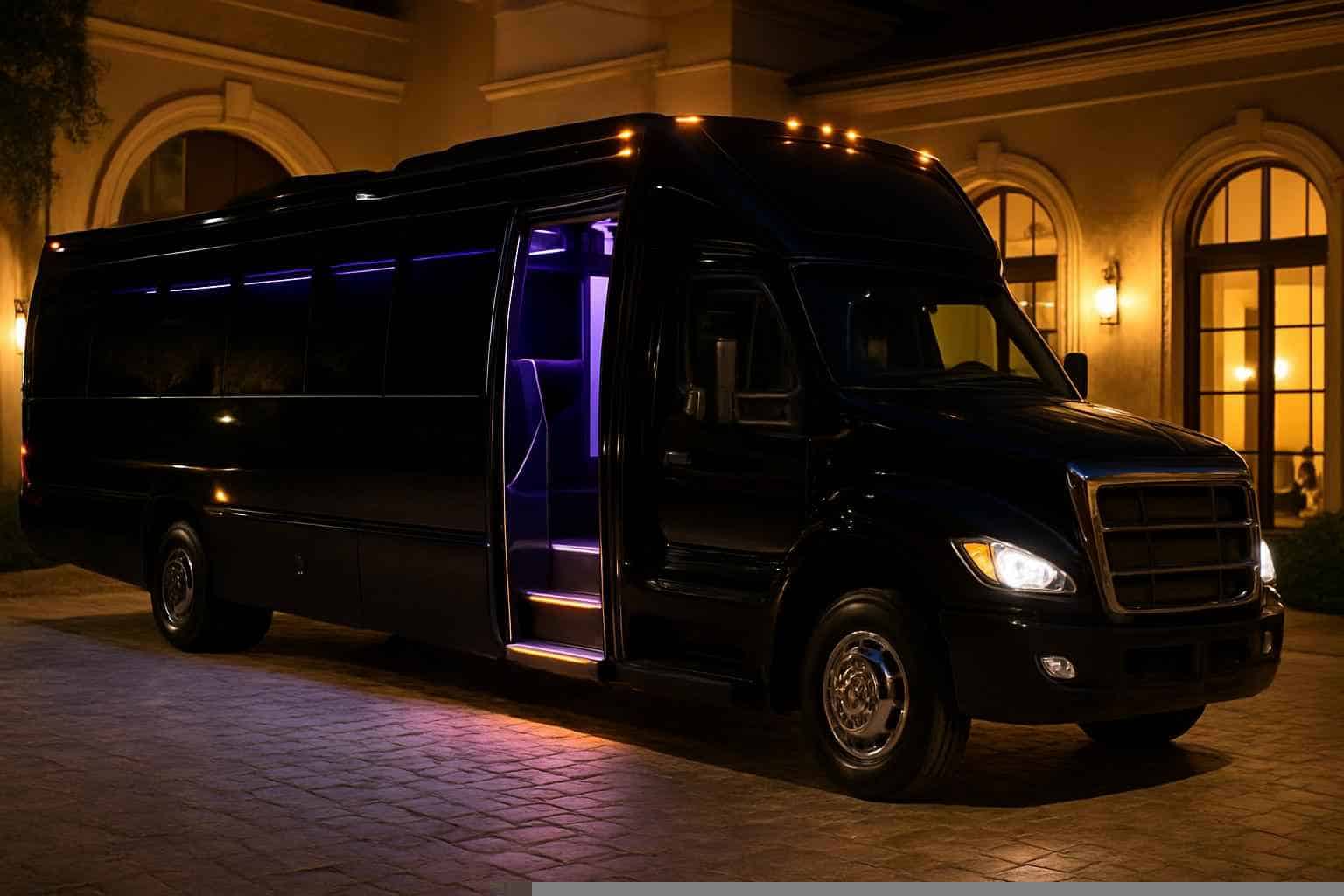 The Colony Texas Black Party Bus Rental