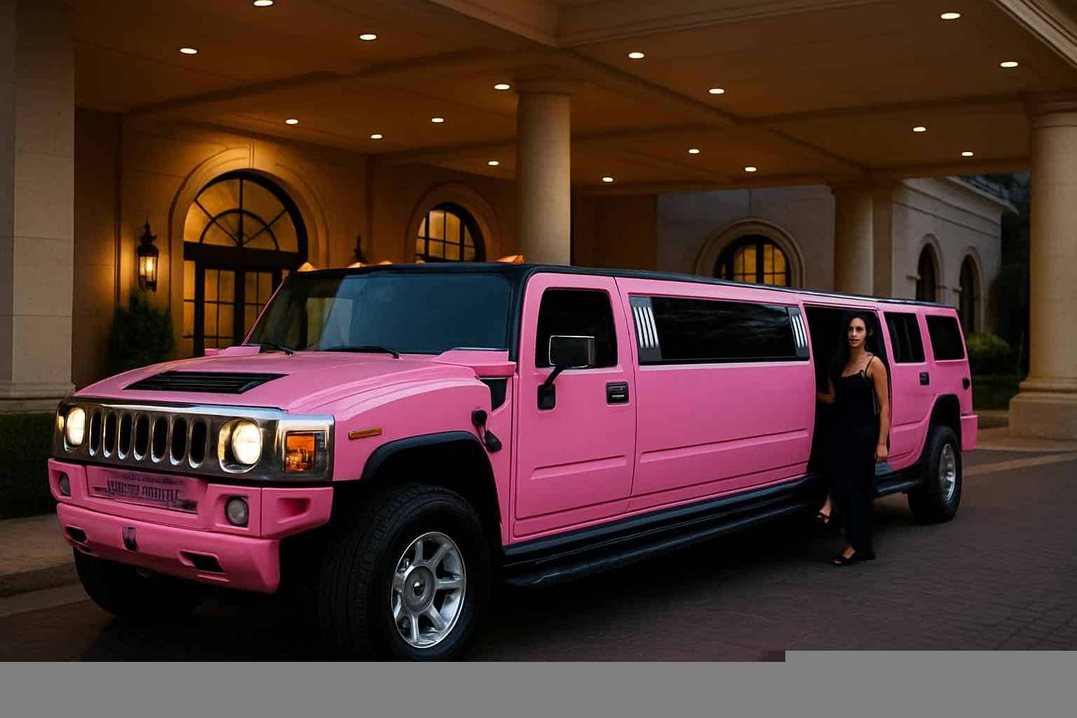 The Colony Texas Pink Limo Rental