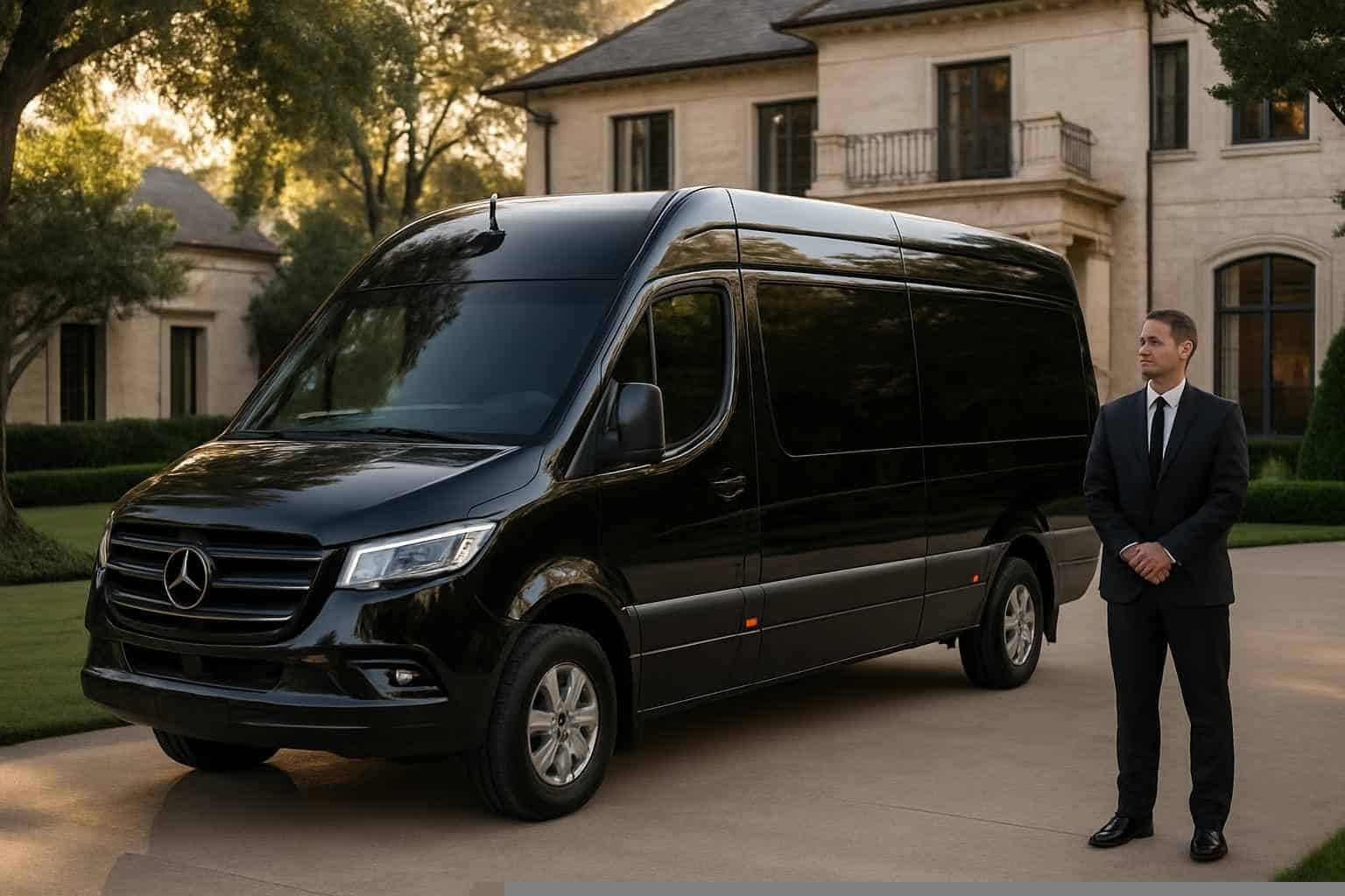 University Park Texas Passenger Van with Driver