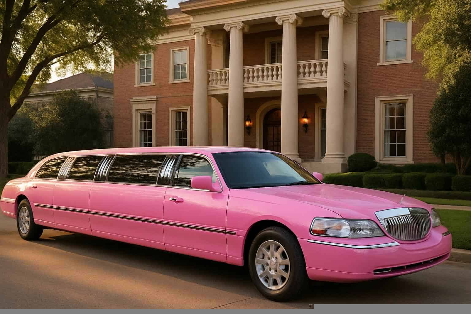 University Park Texas Pink Limo Rental