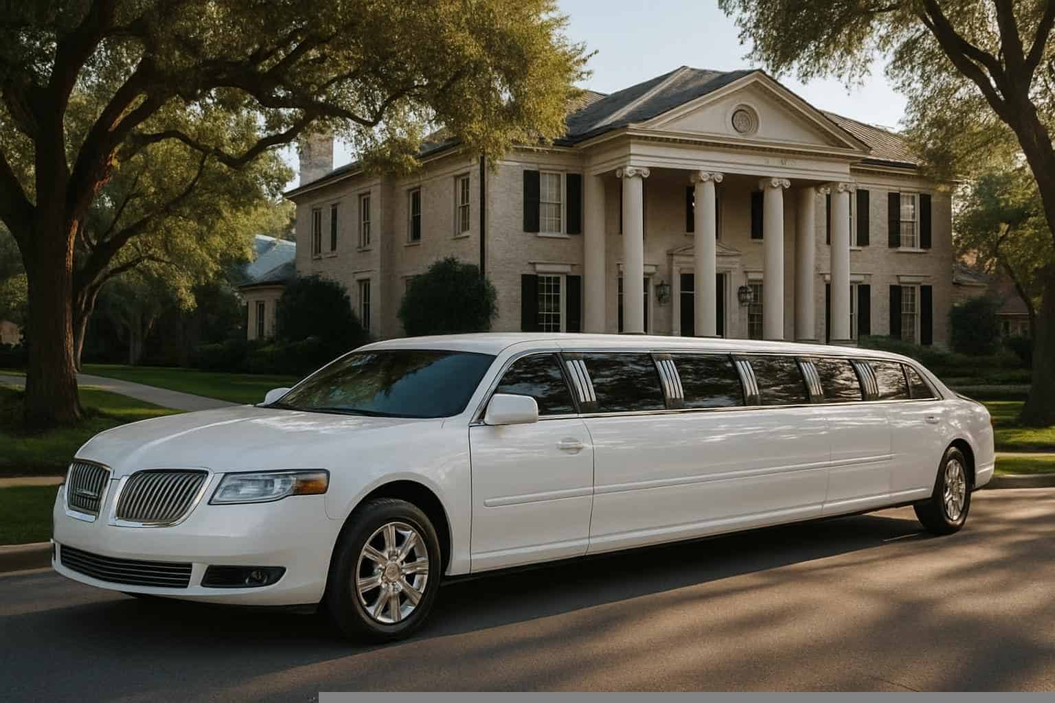 University Park Texas White Limo Rental