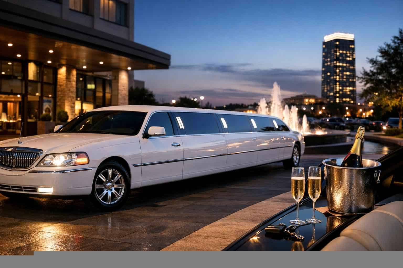 White Limo Rental Frisco TX