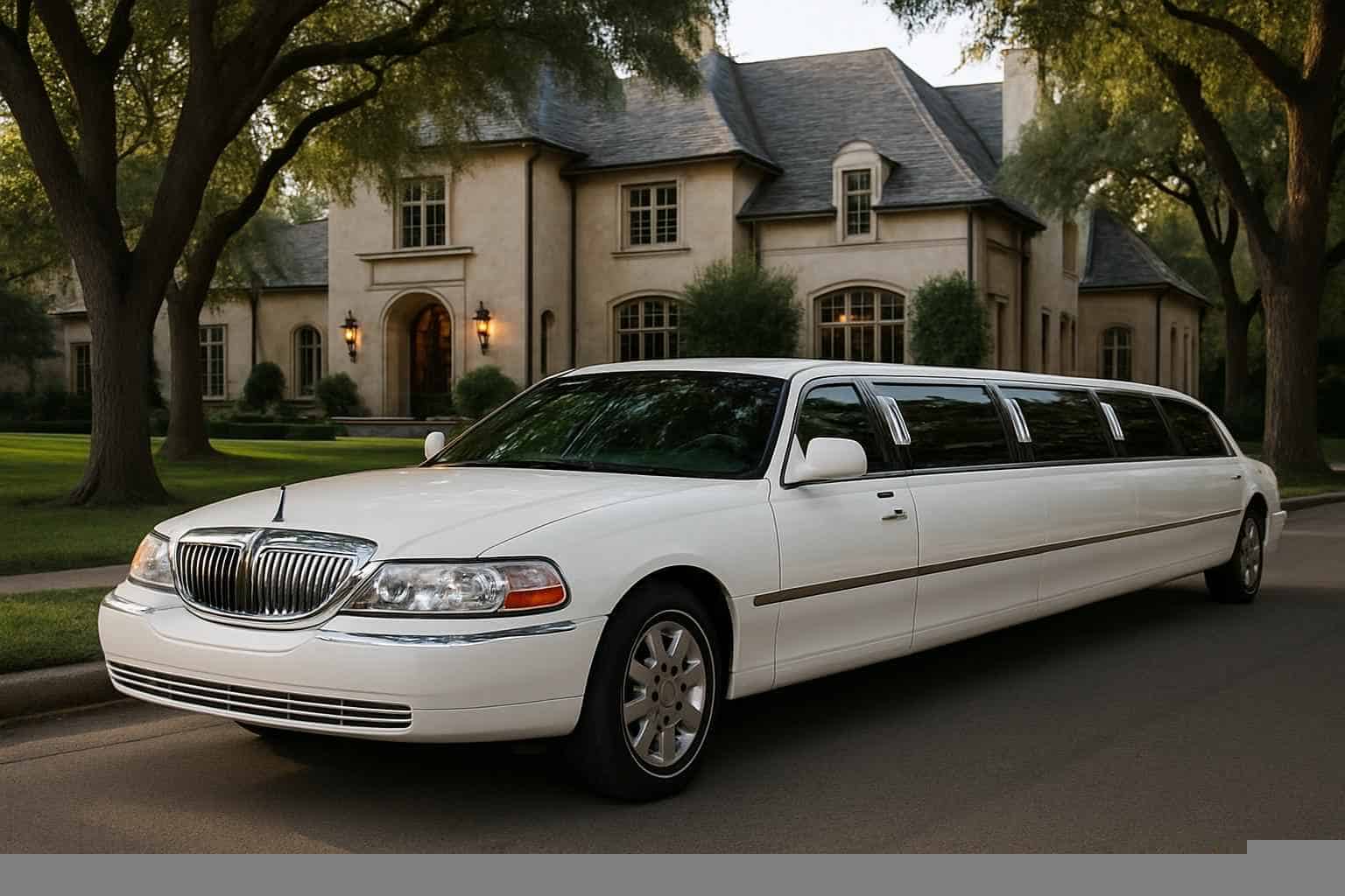 White Limo Rental Highland Park TX