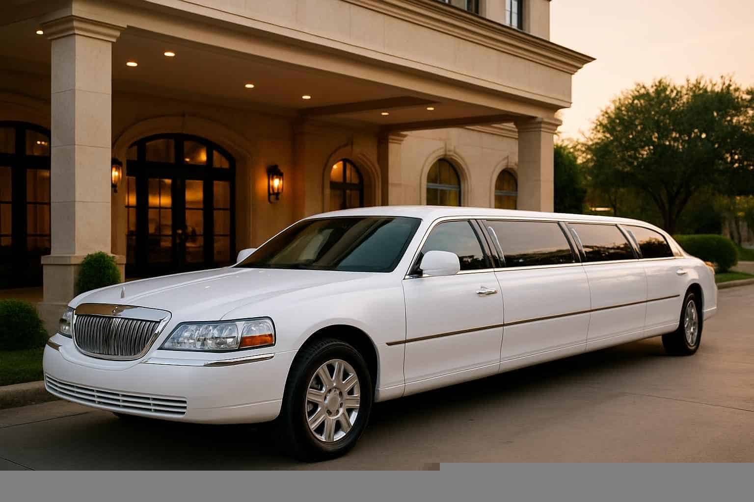 White Limo Rental Near Me Coppell TX