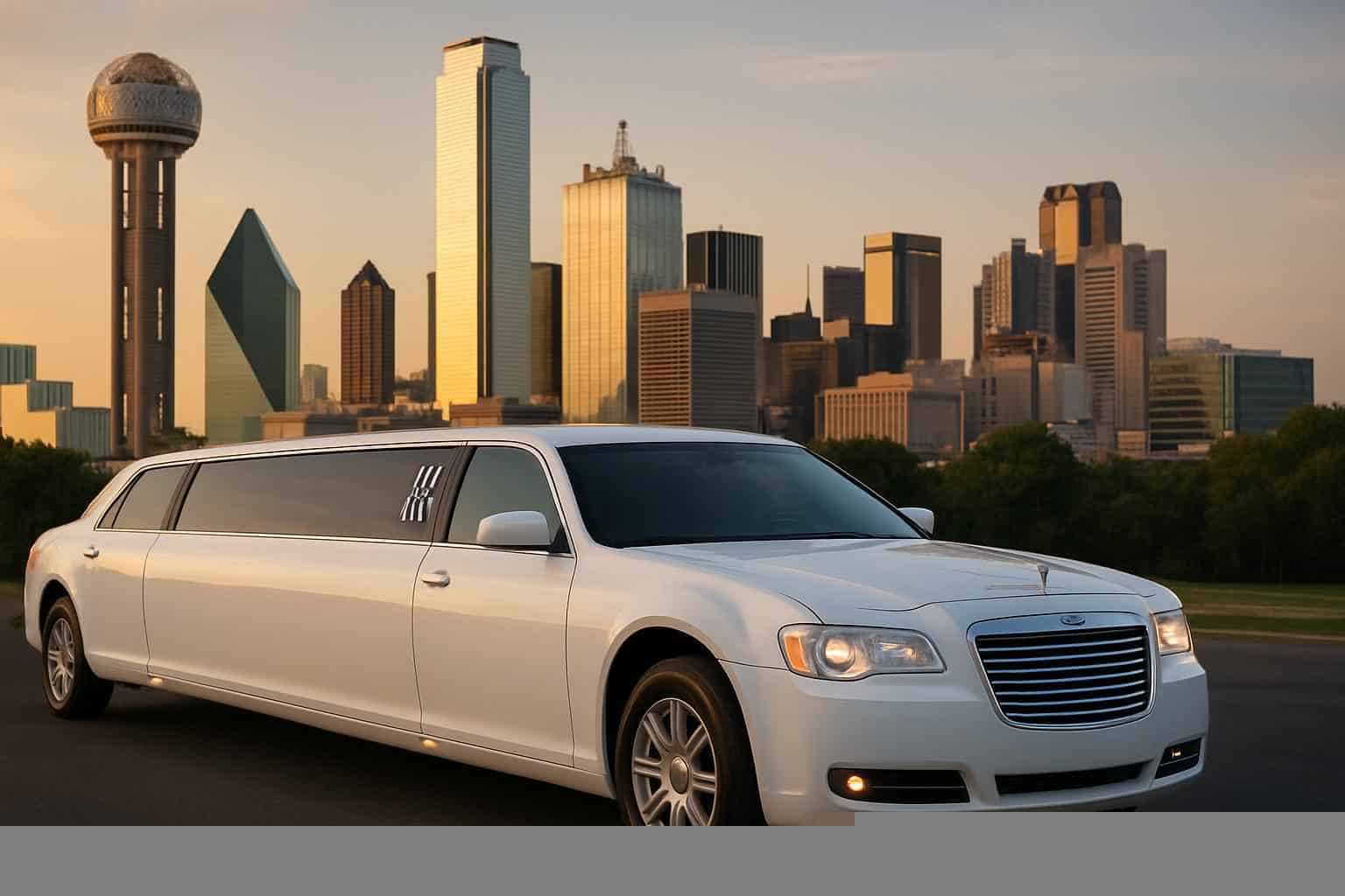 White Limo Rental Near Me Dallas TX