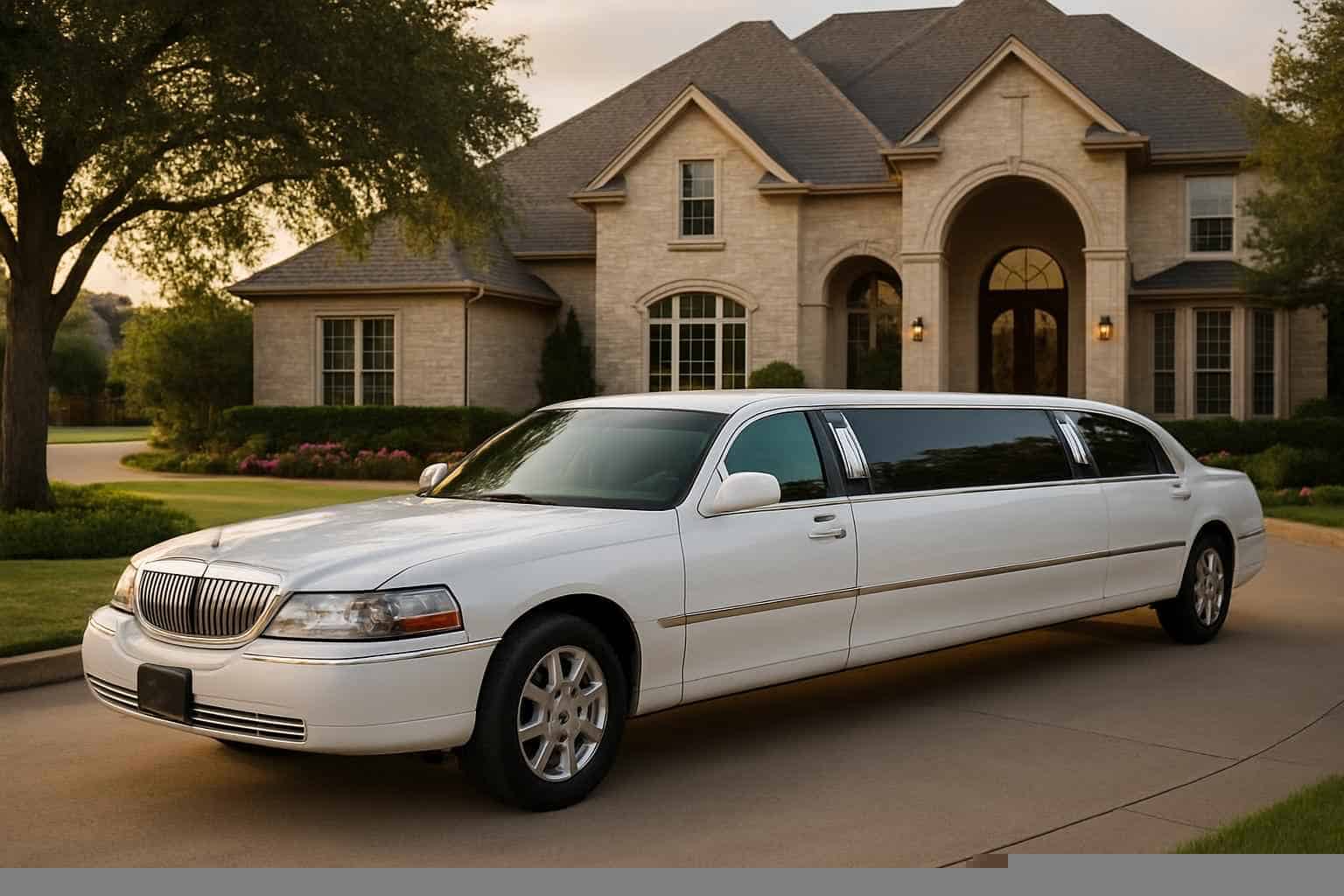White Limo Rental Near Me Flower Mound TX