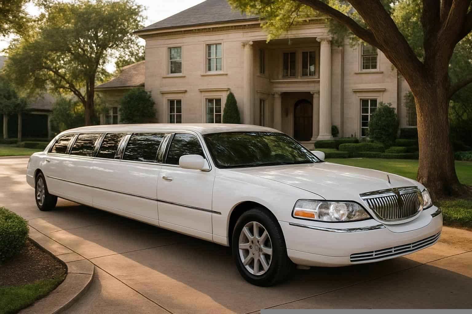 White Limo Rental Near Me Highland Park TX