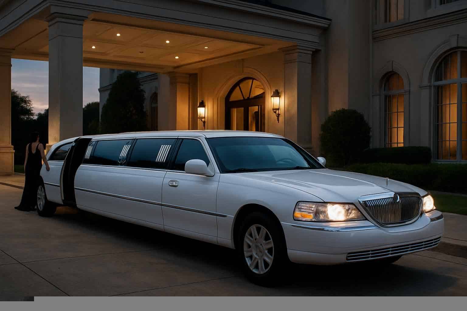 White Limo Rental Near Me Lewisville TX
