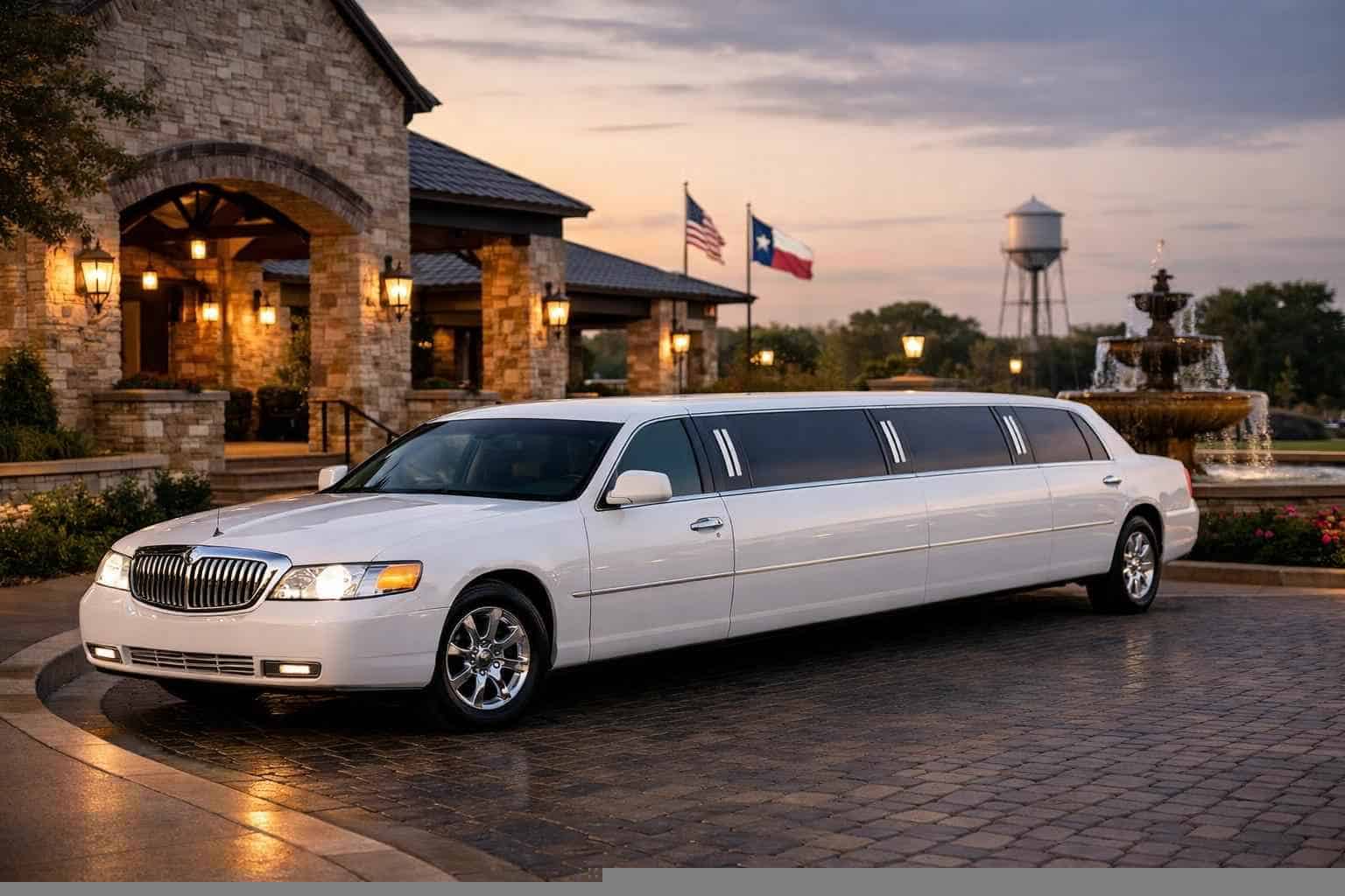 White Limo Rental Near Me McKinney TX