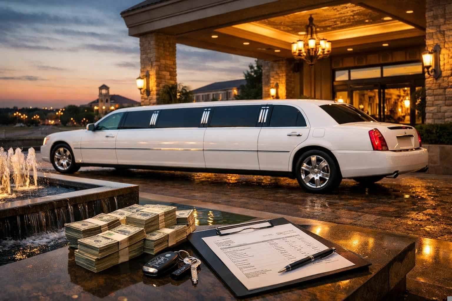 White Limo Rental Prices in Allen TX
