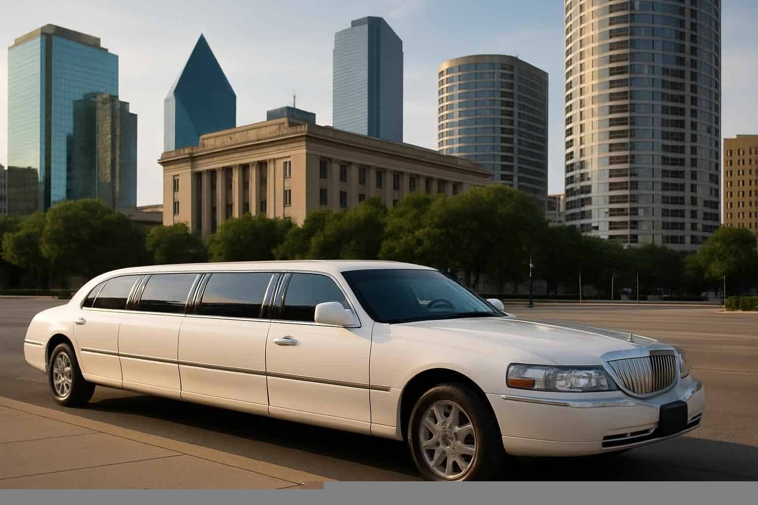 White Limo Rental Prices in Dallas TX