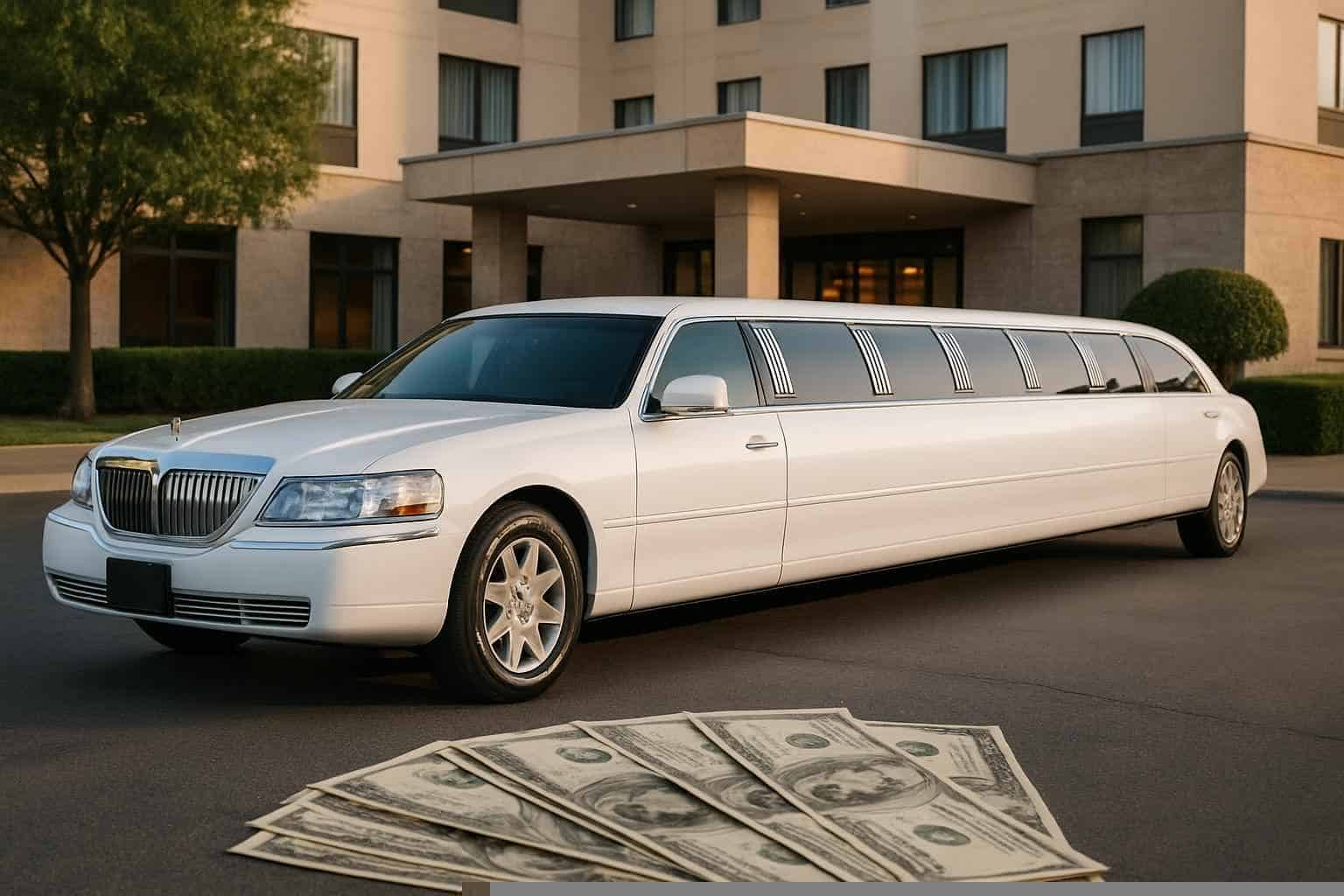 White Limo Rental Prices in Farmers Branch TX
