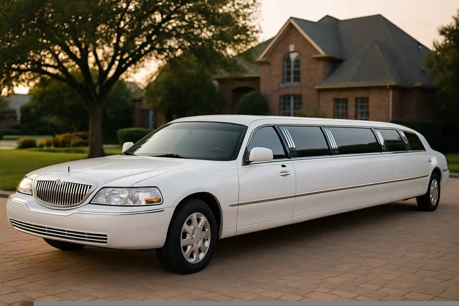 White Limo Rental Prices in Flower Mound TX