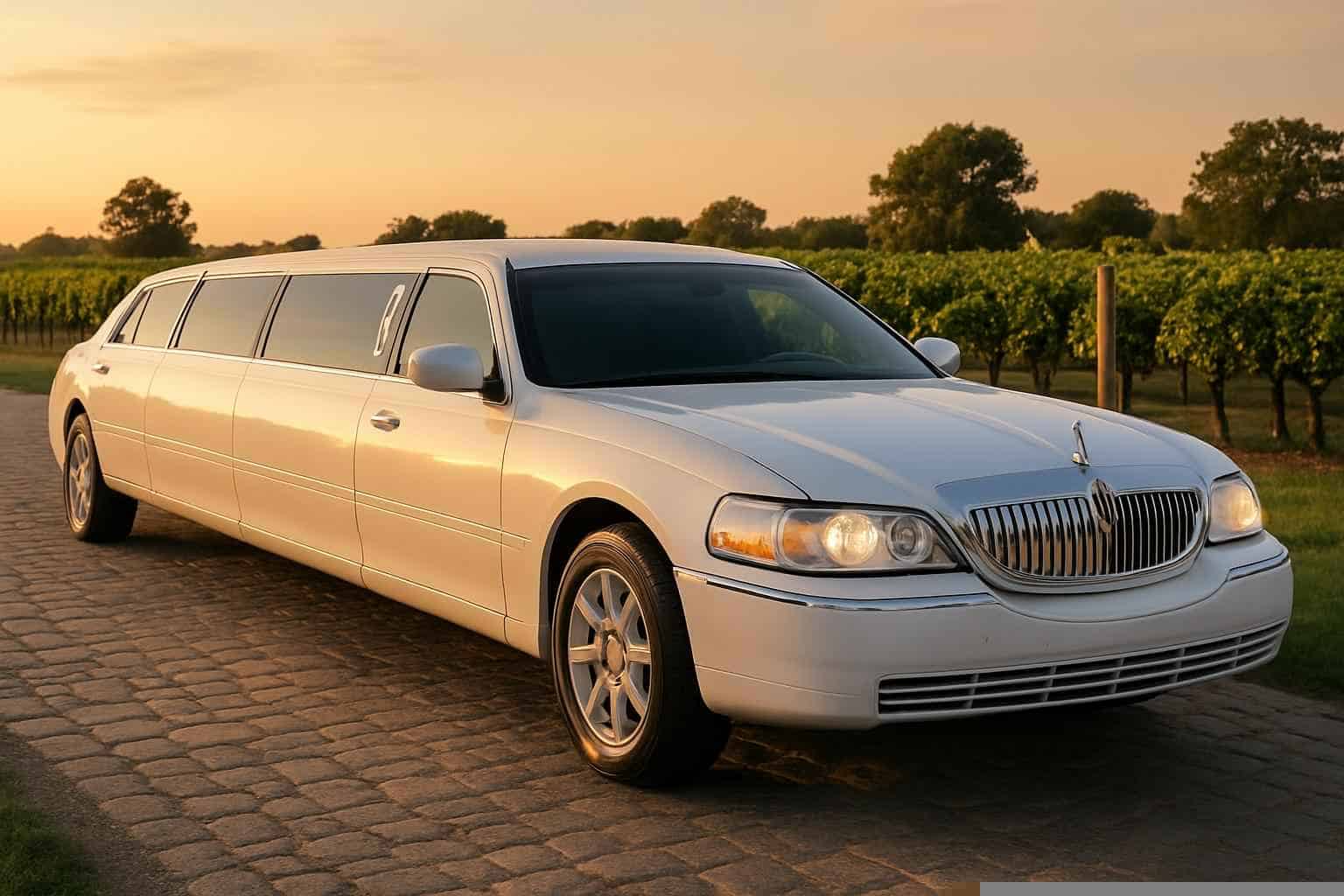 White Limo Rental Prices in Grapevine TX