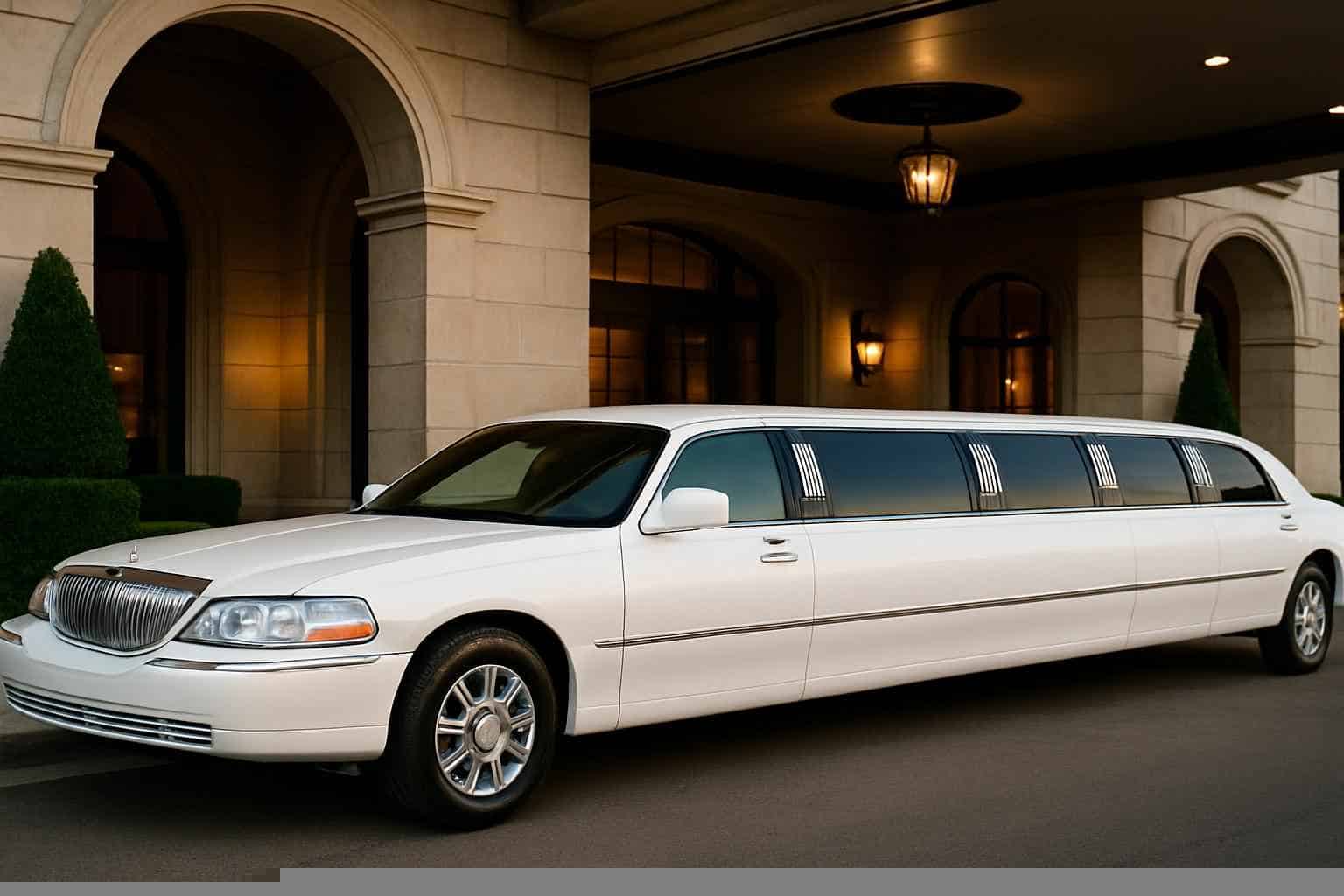 White Limo Rental Prices in Lewisville TX