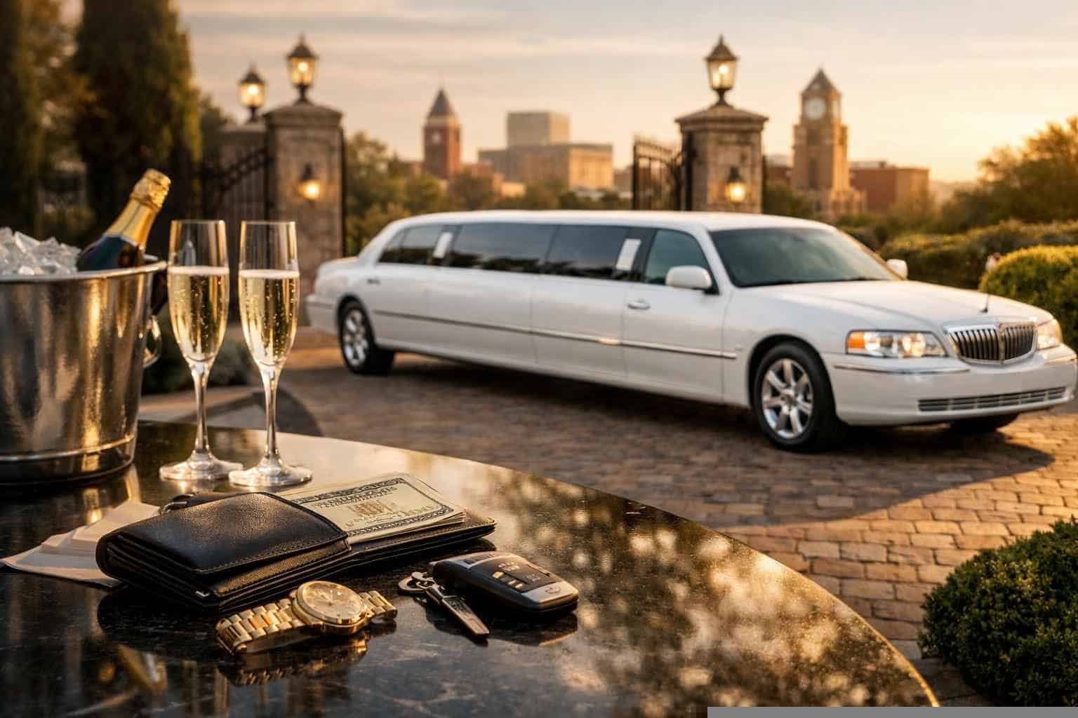 White Limo Rental Prices in McKinney TX