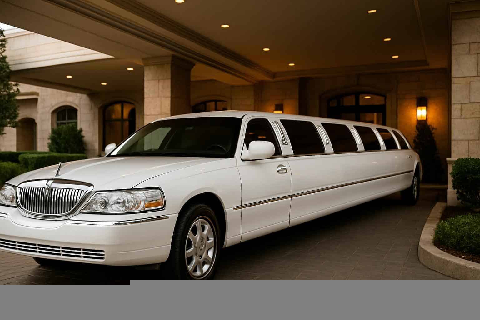 White Limo Rental Prices in The Colony TX