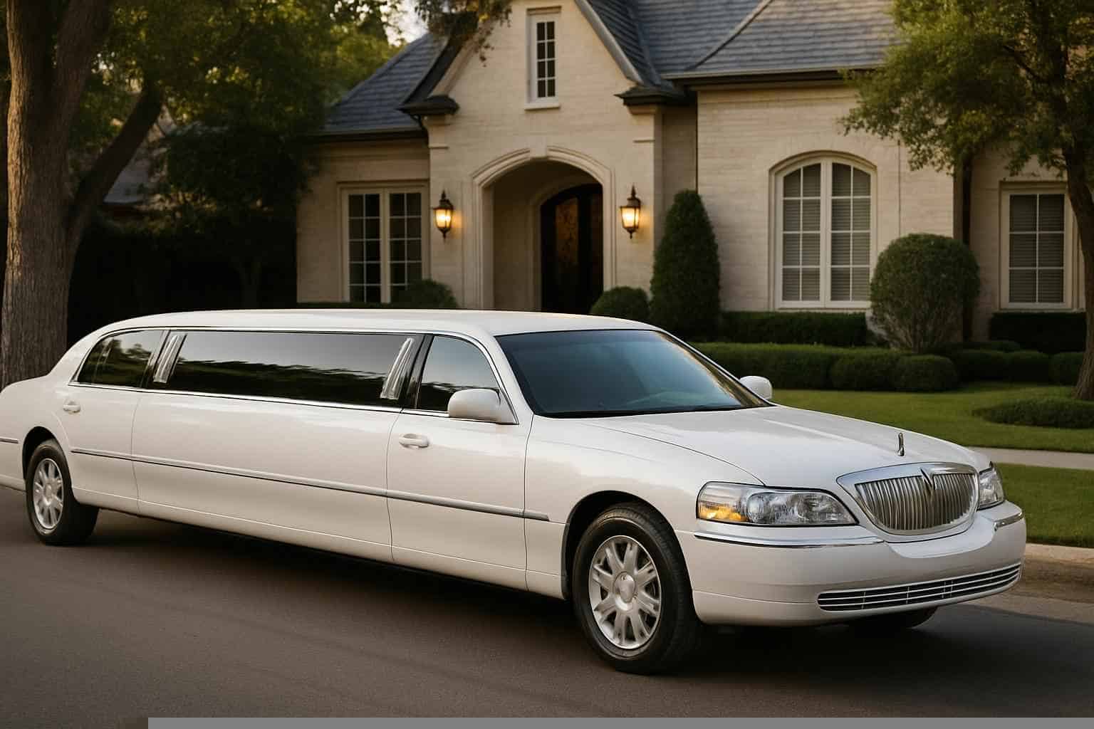 White Limo Rental Prices in University Park TX