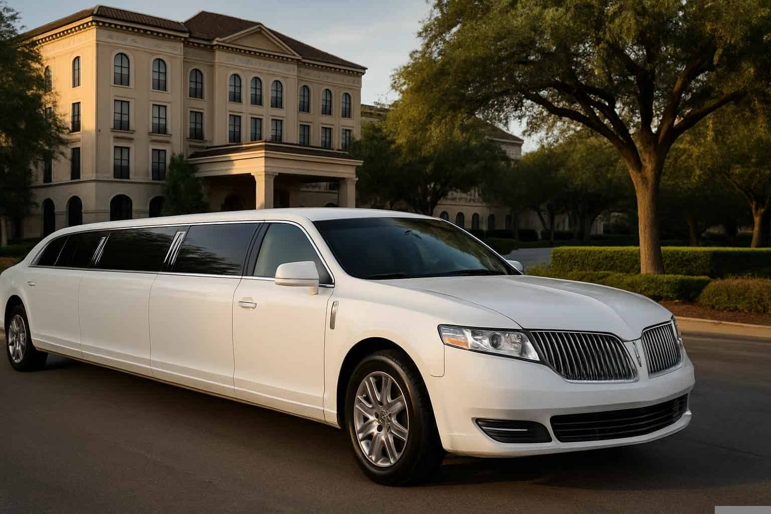 White Limo Rental Services in Addison Texas