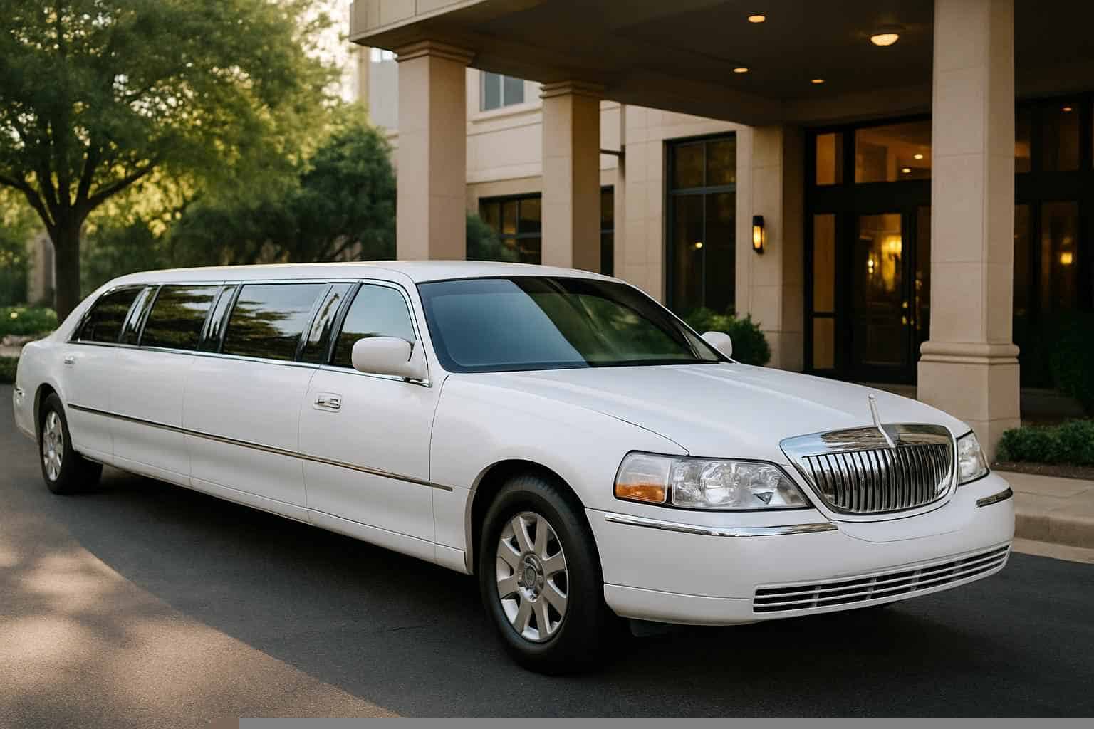 White Limo Rental Services in Carrollton Texas