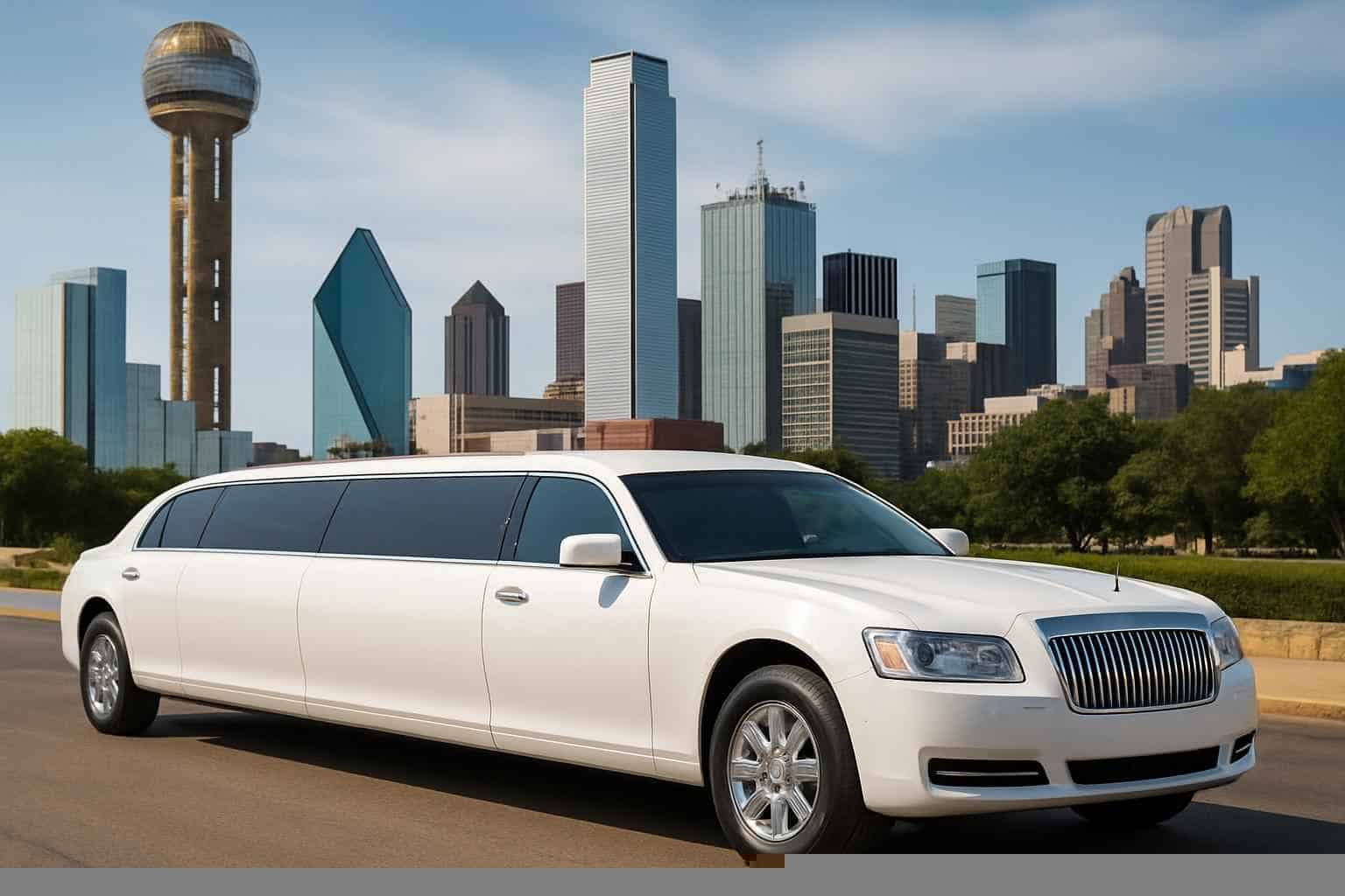 White Limo Rental Services in Dallas Texas
