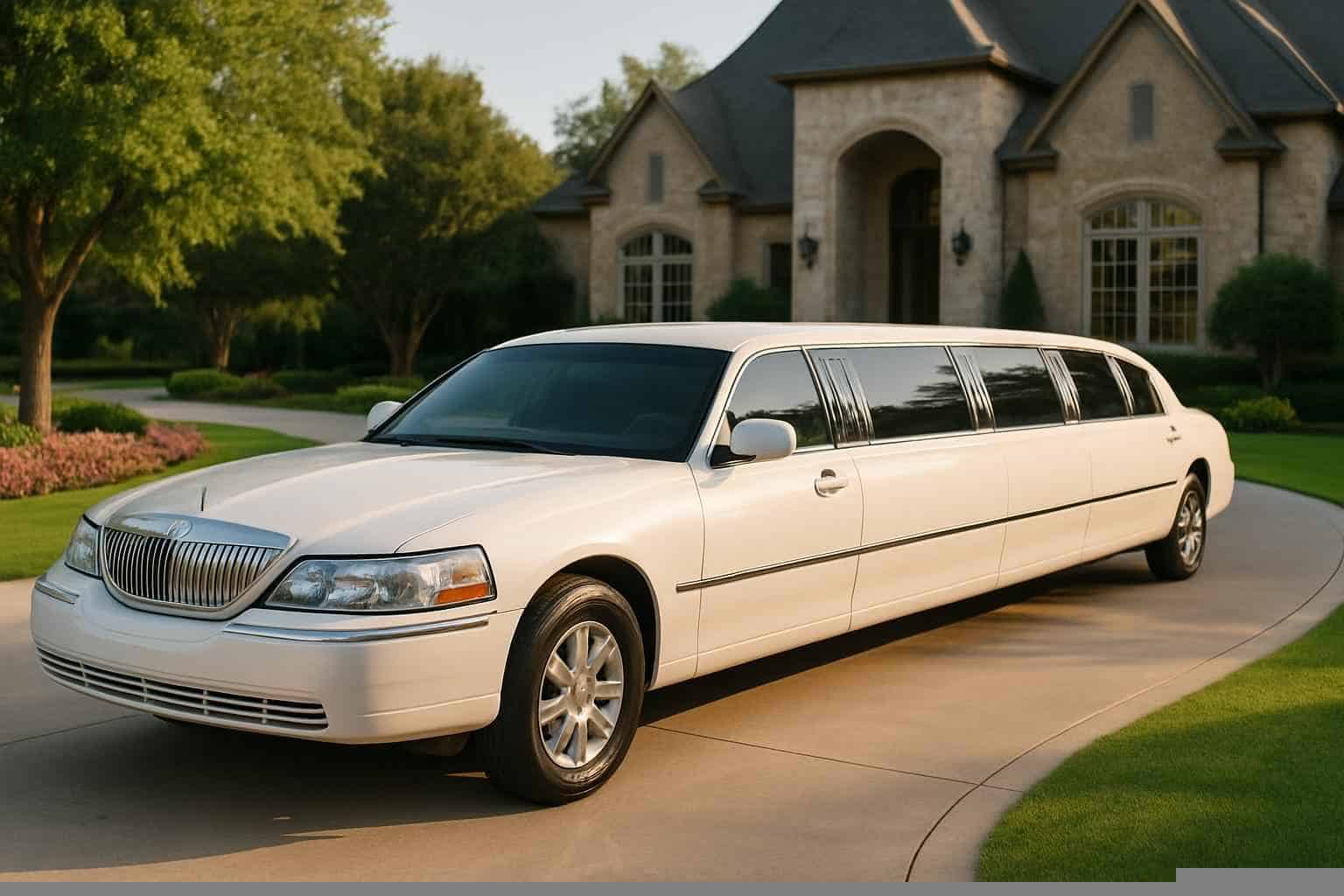 White Limo Rental Services in Flower Mound Texas