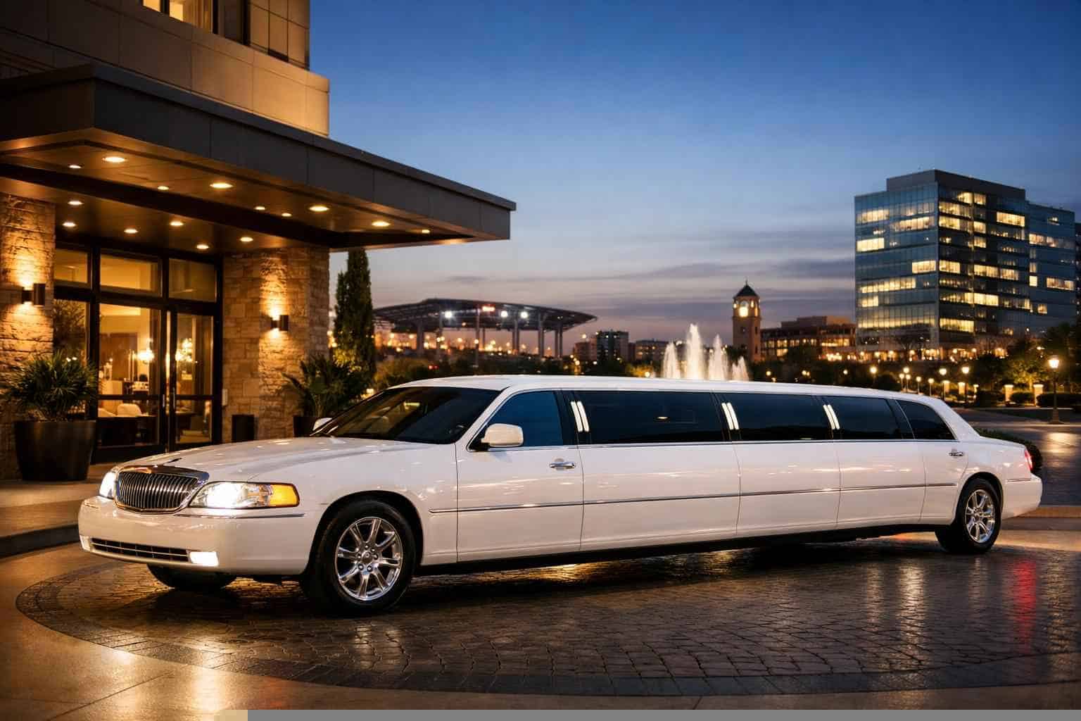 White Limo Rental Services in Frisco Texas