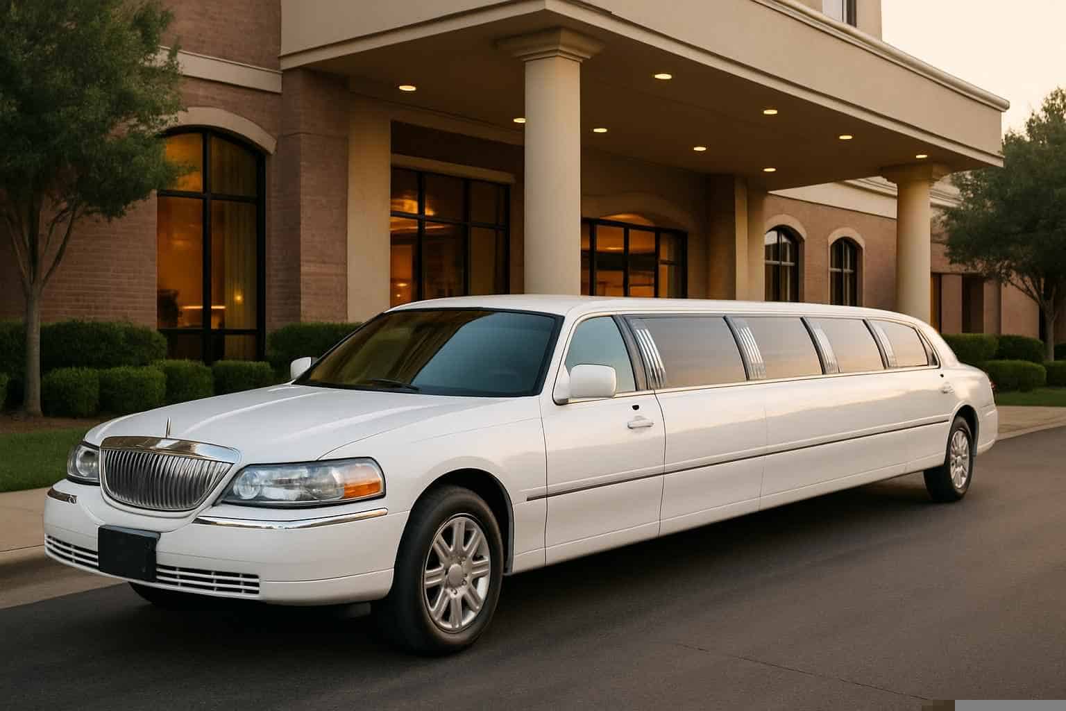 White Limo Rental Services in Lewisville Texas