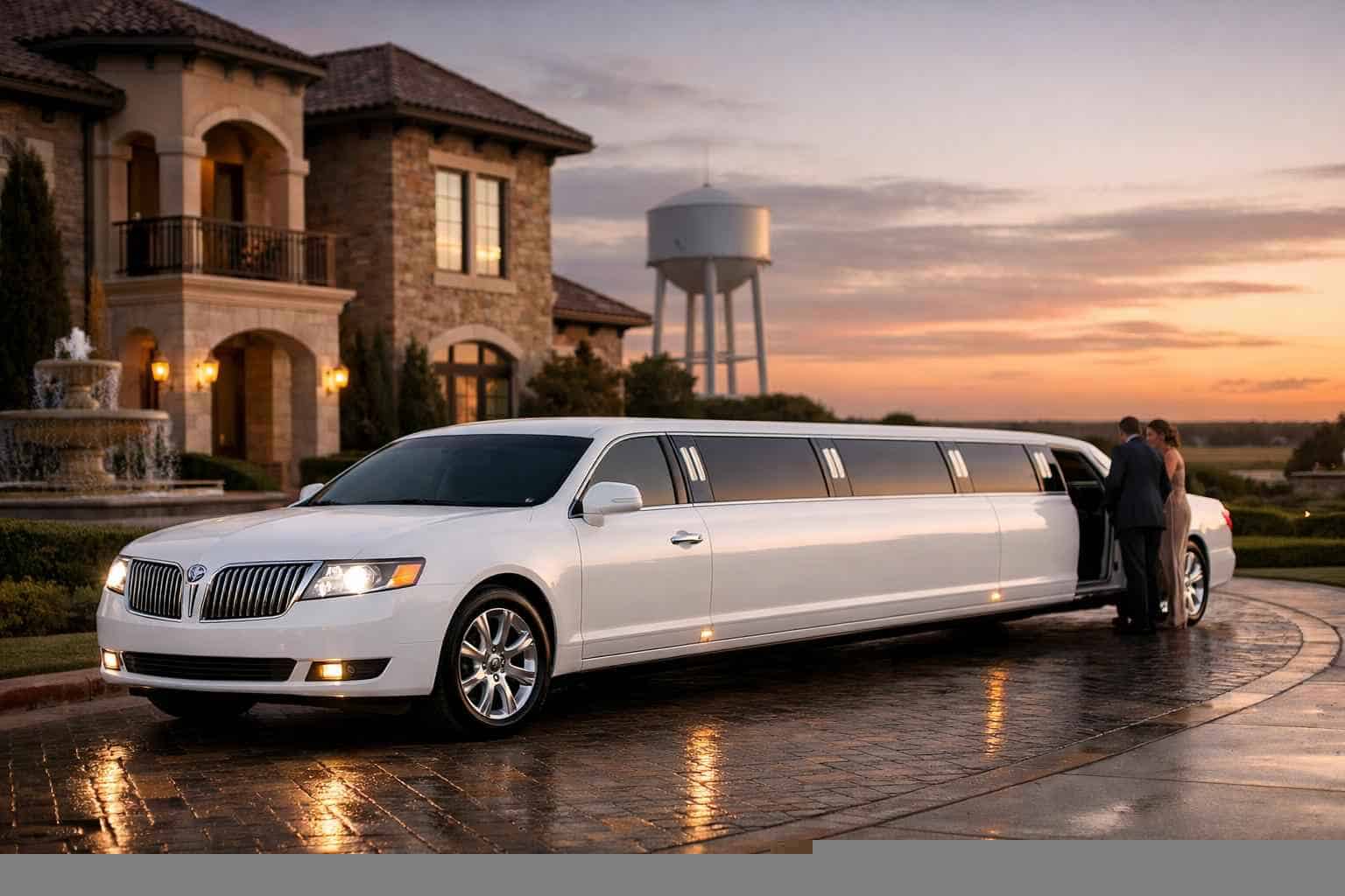 White Limo Rental Services in Prosper Texas