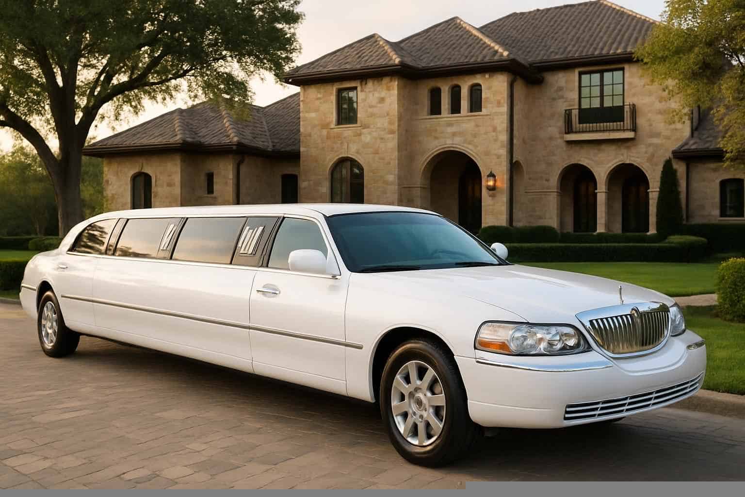 White Limo Rental Services in Southlake Texas