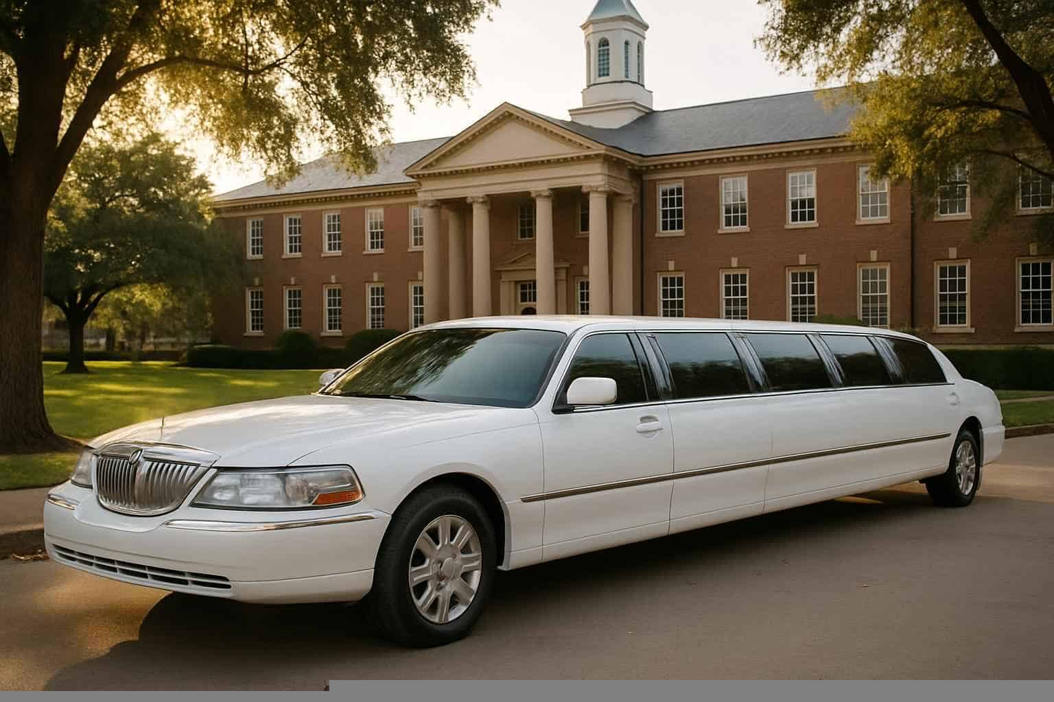 White Limo Rental University Park TX