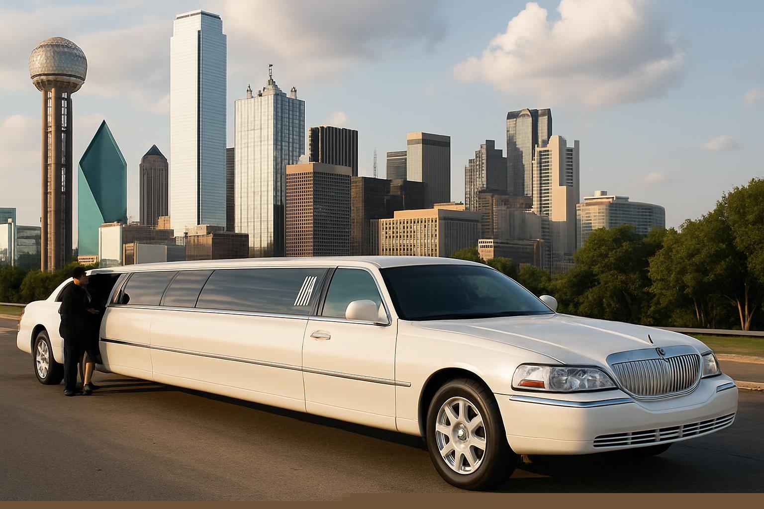 White Limousines in Dallas Texas
