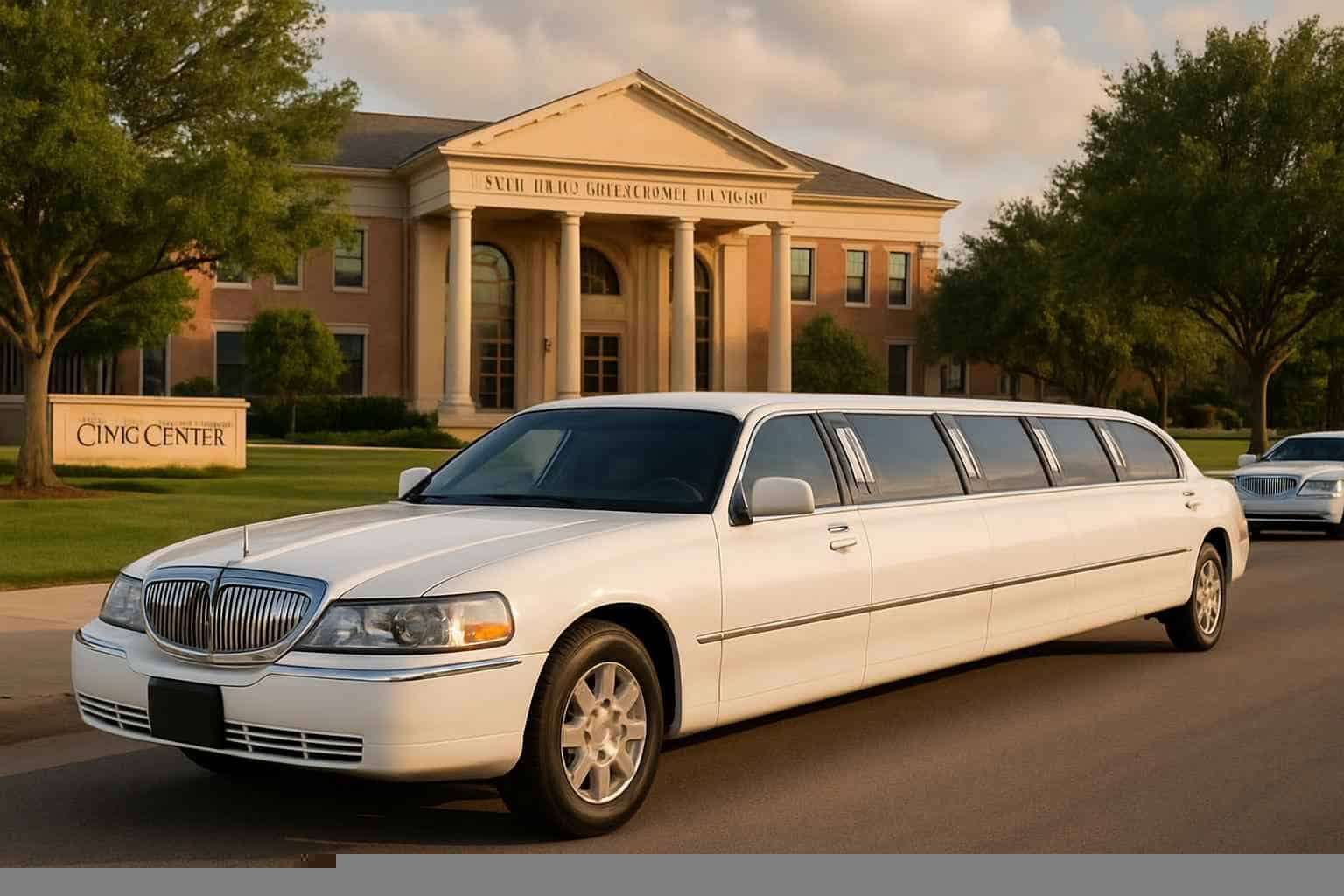 White Limousines in Lewisville Texas
