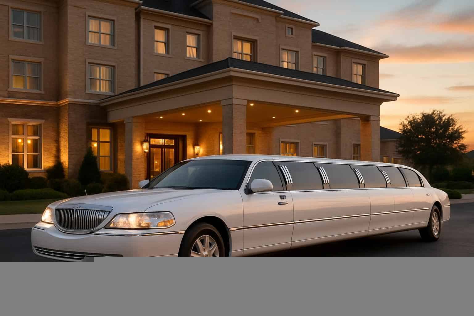 White Limousines in The Colony Texas
