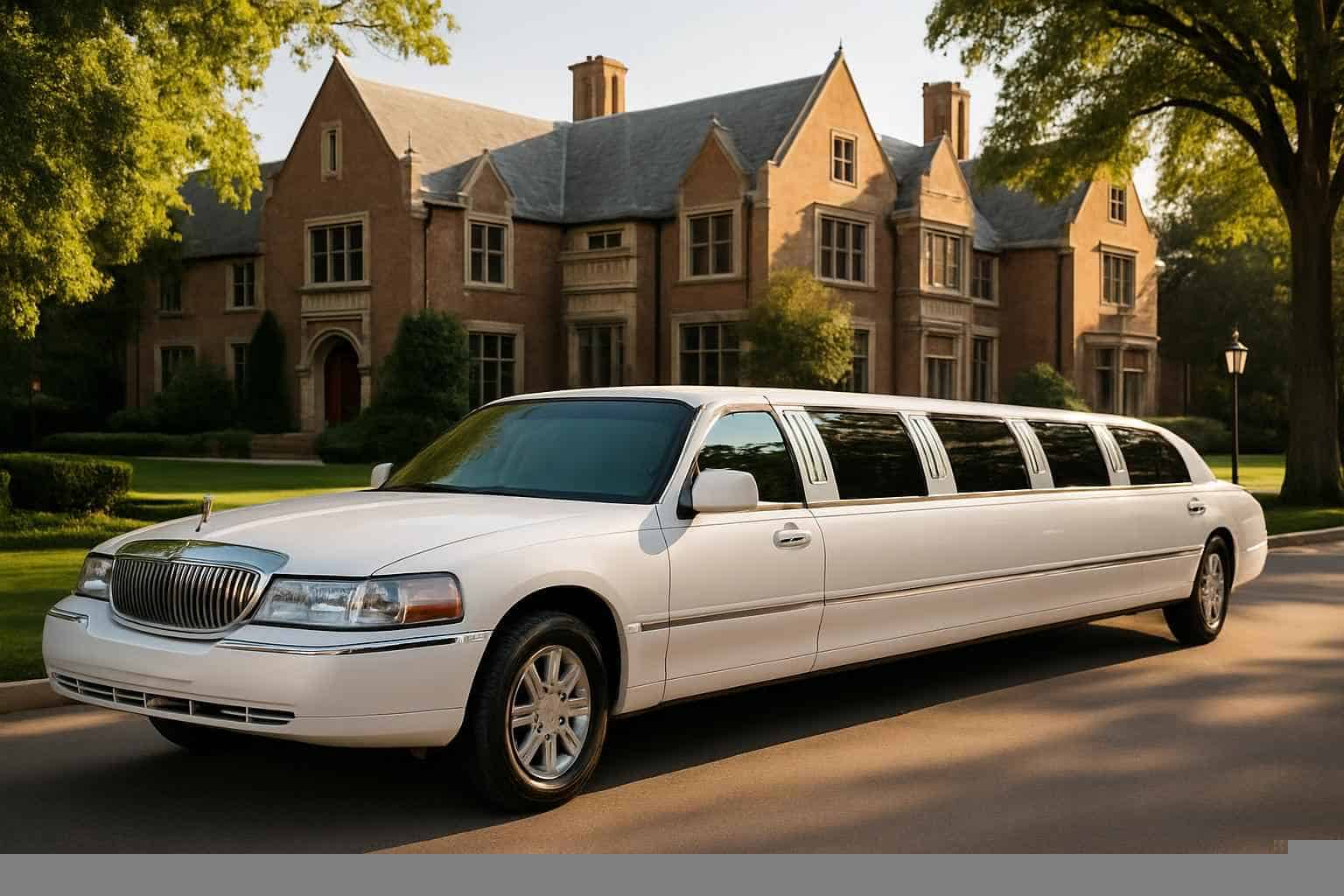 White Limousines in University Park Texas