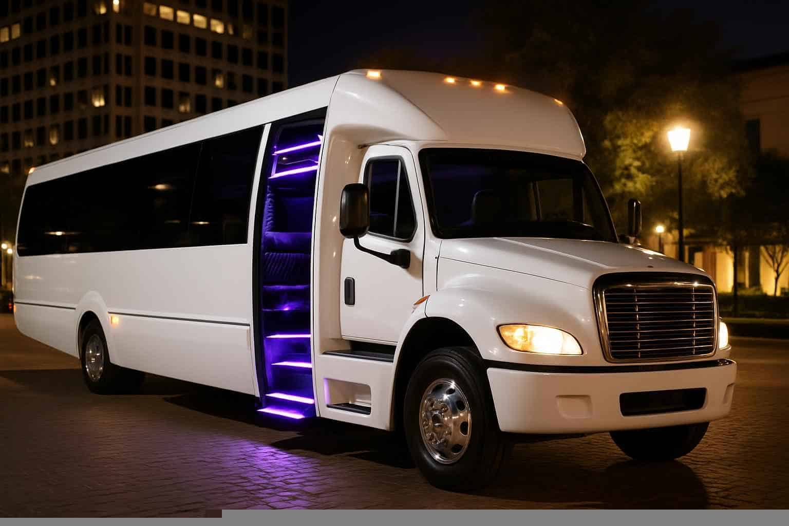 White Party Bus Rental Carrollton TX
