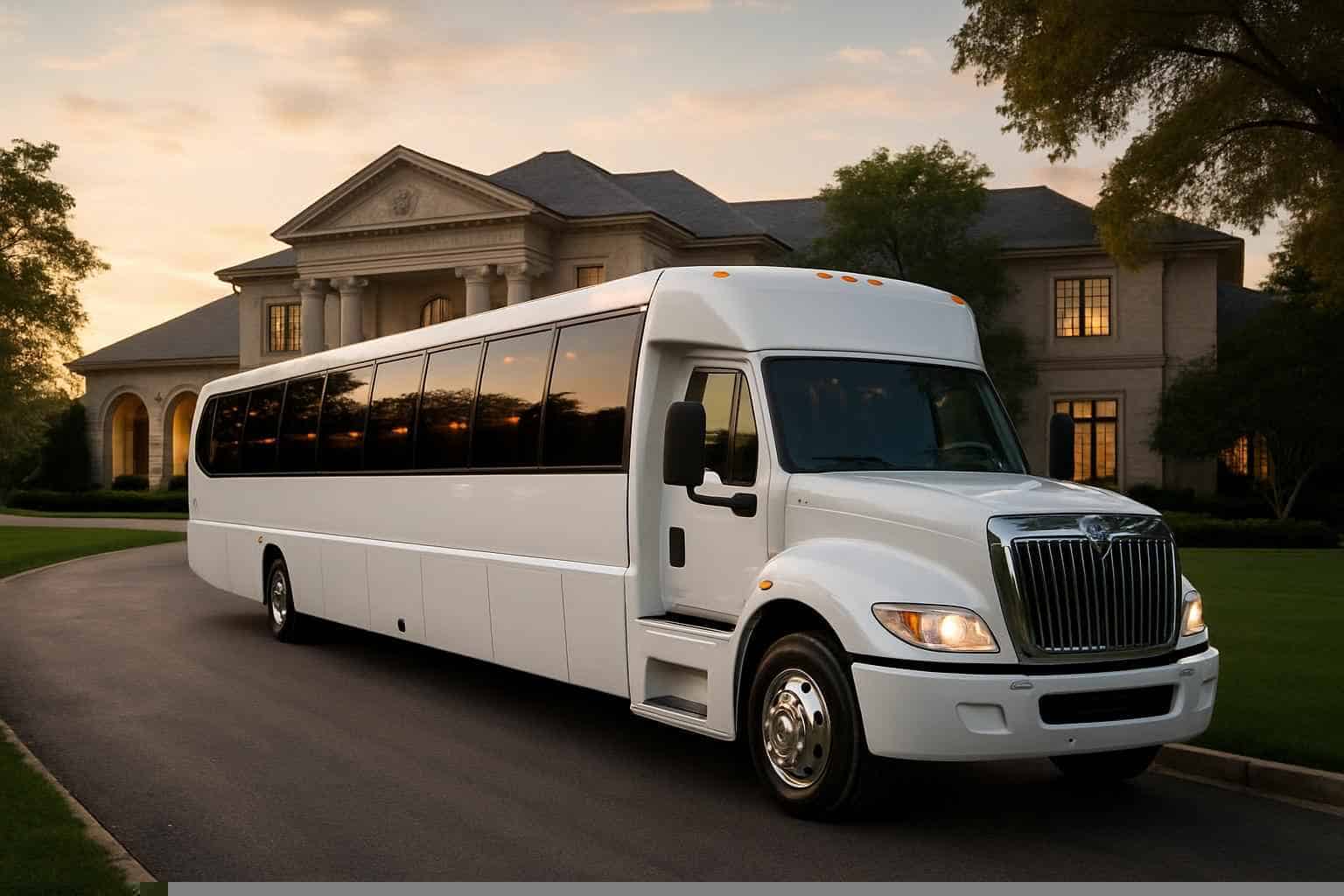 White Party Bus Rental Coppell TX