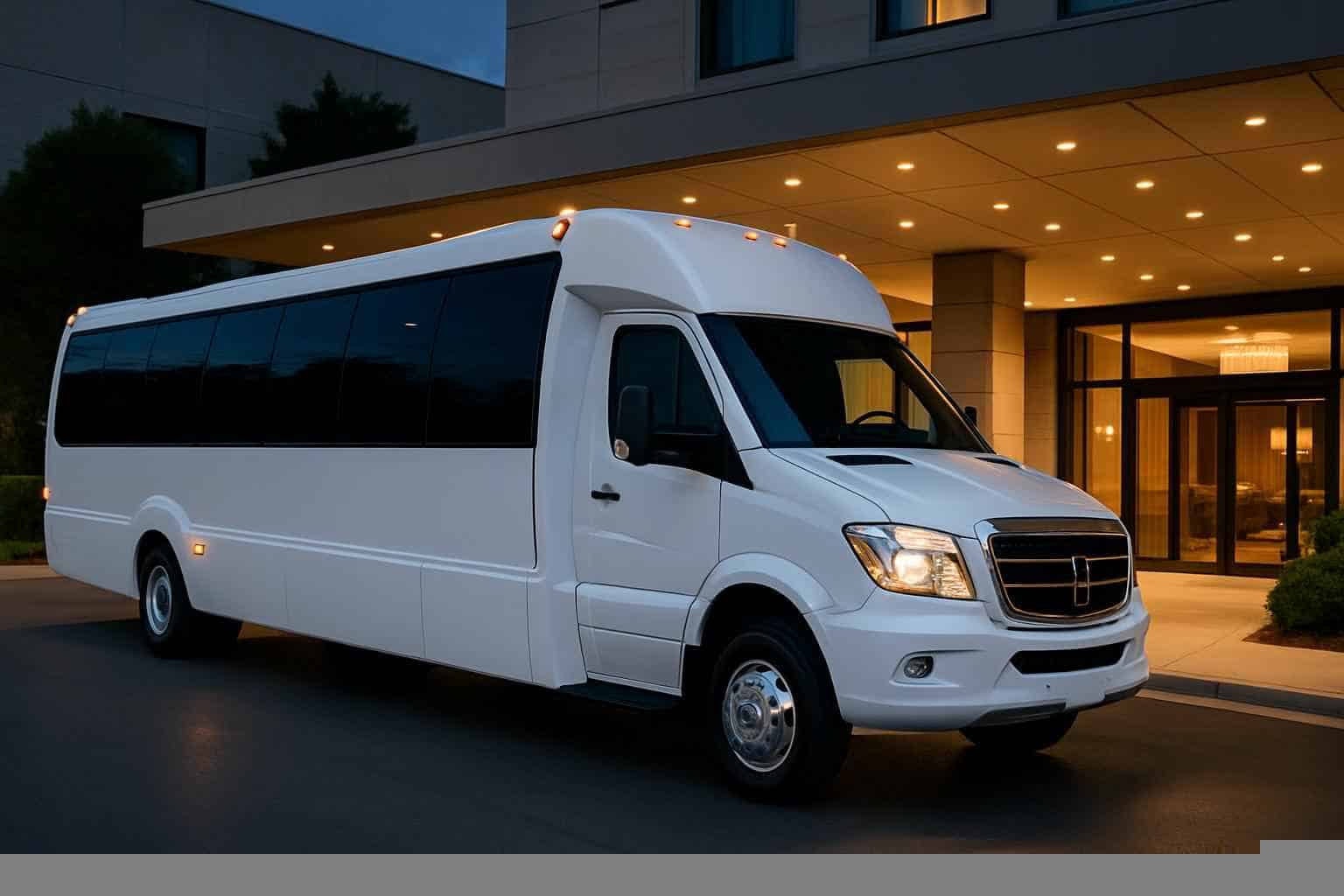White Party Bus Rental Irving TX