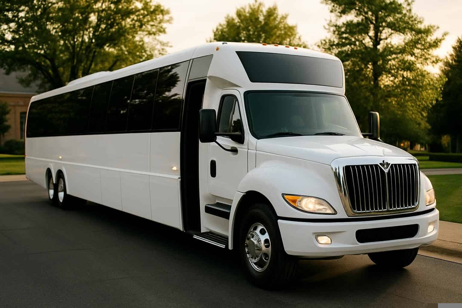 White Party Bus Rental Near Me Southlake TX
